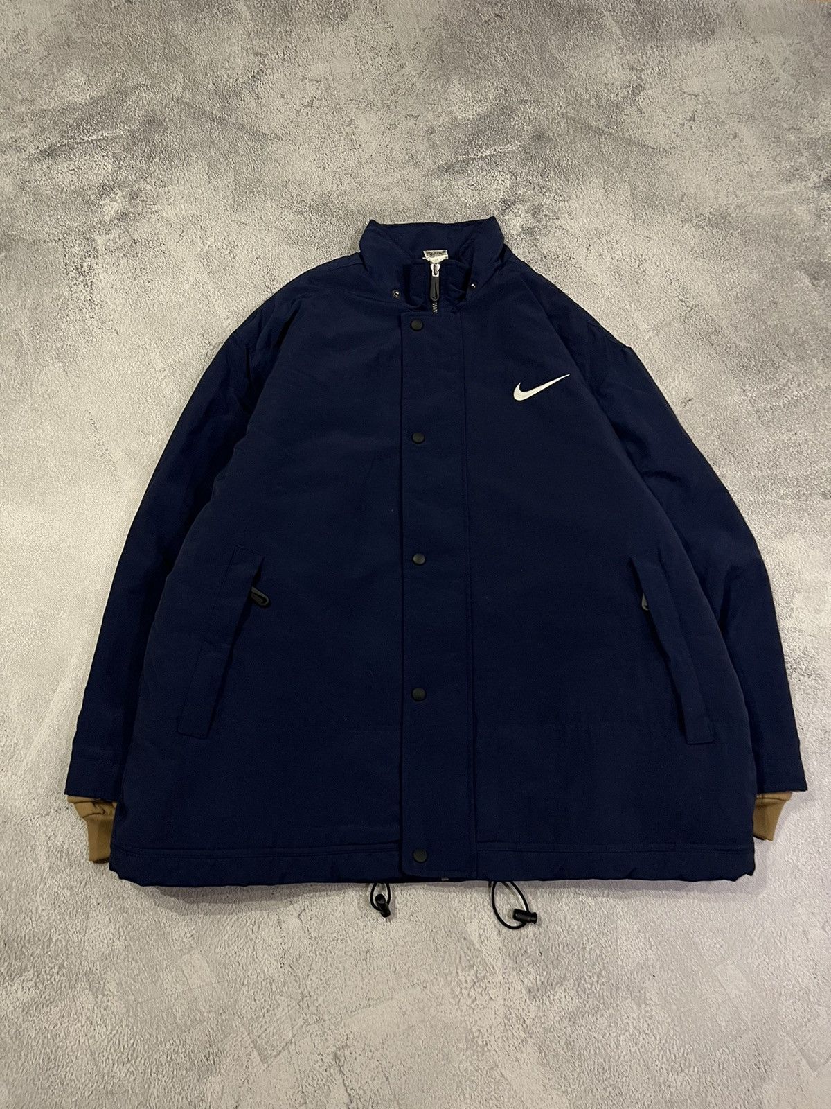 Nike × Vintage Vintage Y2k Nike Nylon Big Swoosh Jacket 00’s Size US L / EU 52-54 / 3 - 5 Thumbnail