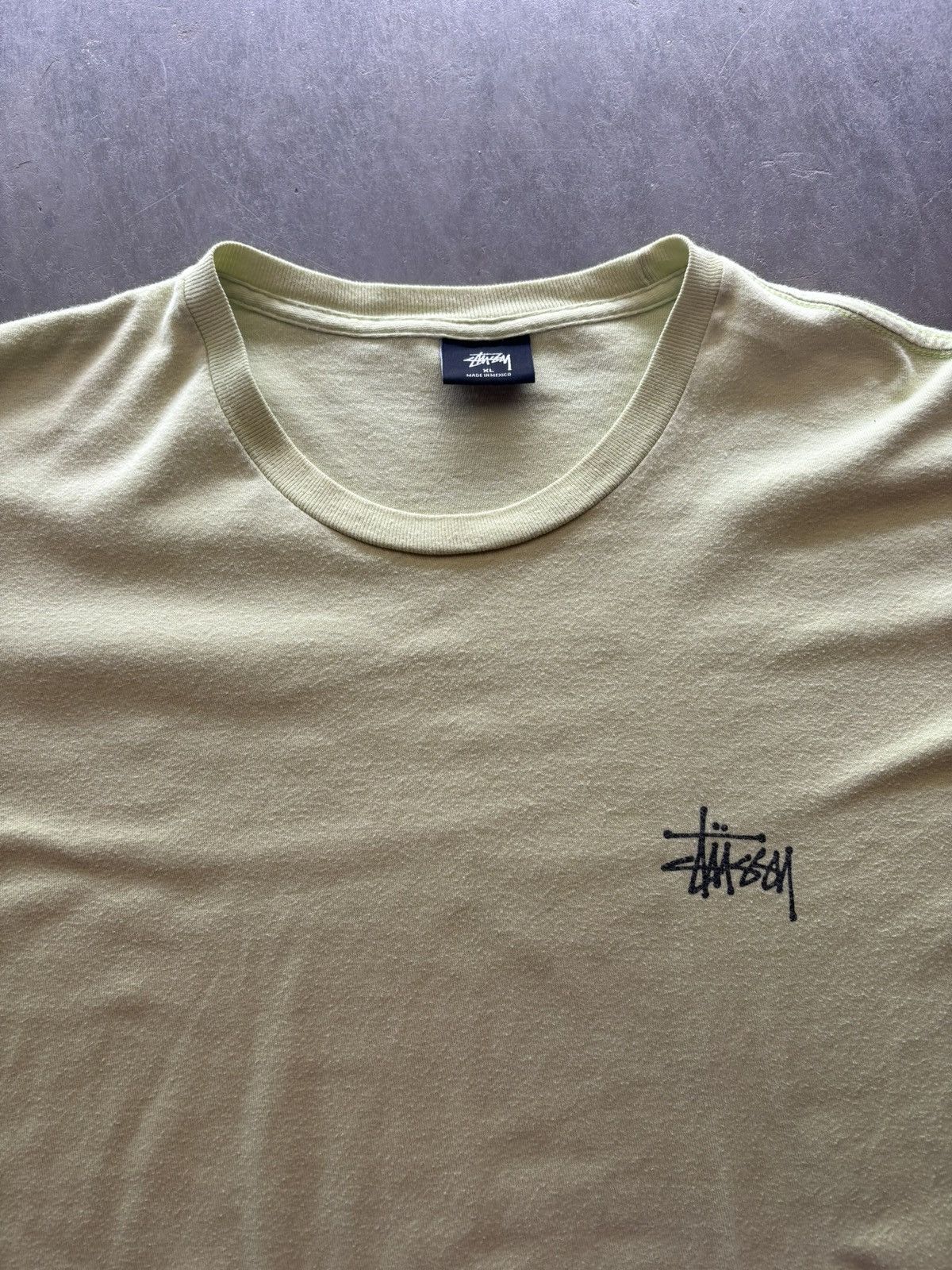 Stussy Lime Green Stussy Spellout Size US XL / EU 56 / 4 - 4 Thumbnail