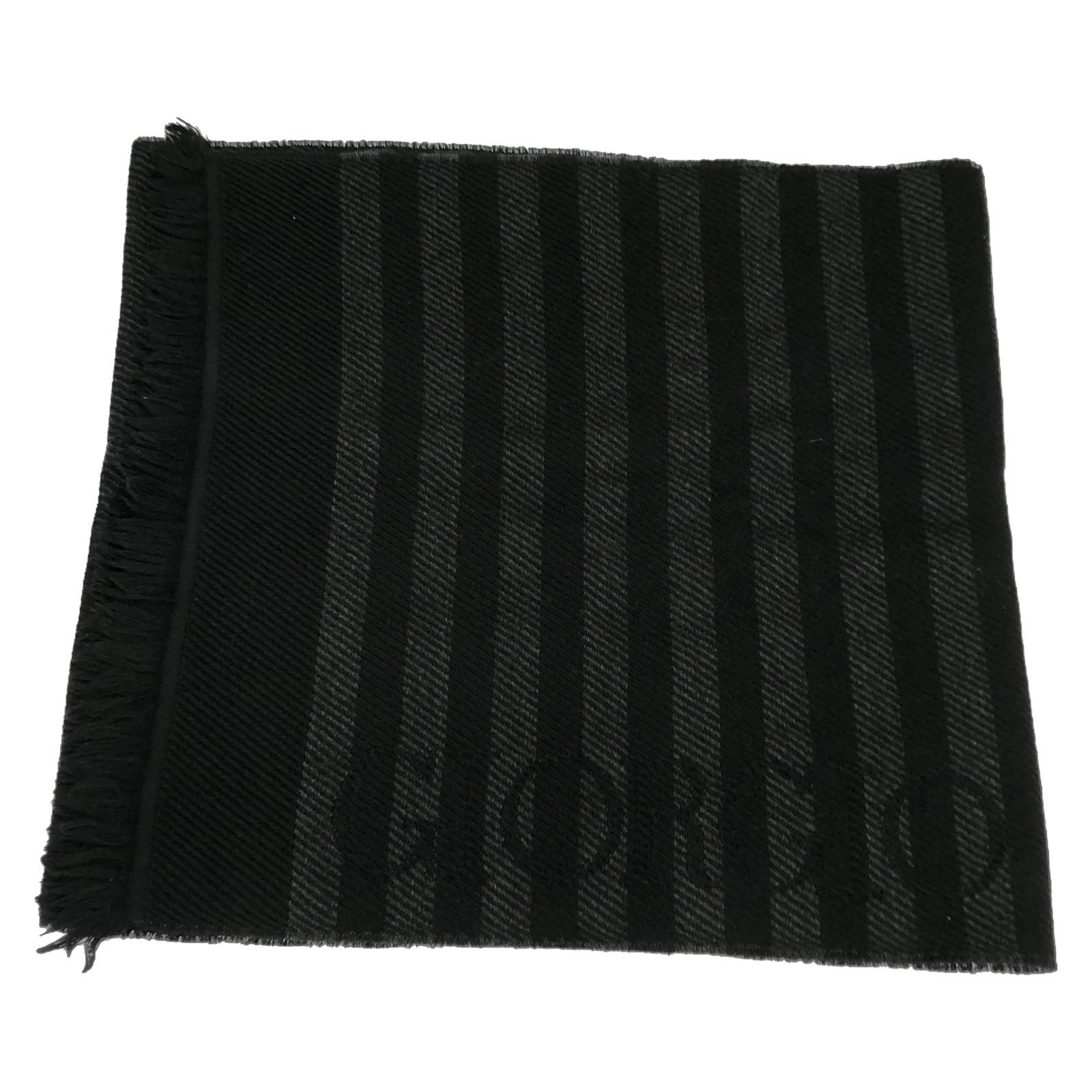 Giorgio Armani Giorgio Armani Scarf Wool Black Size ONE SIZE - 1 Thumbnail