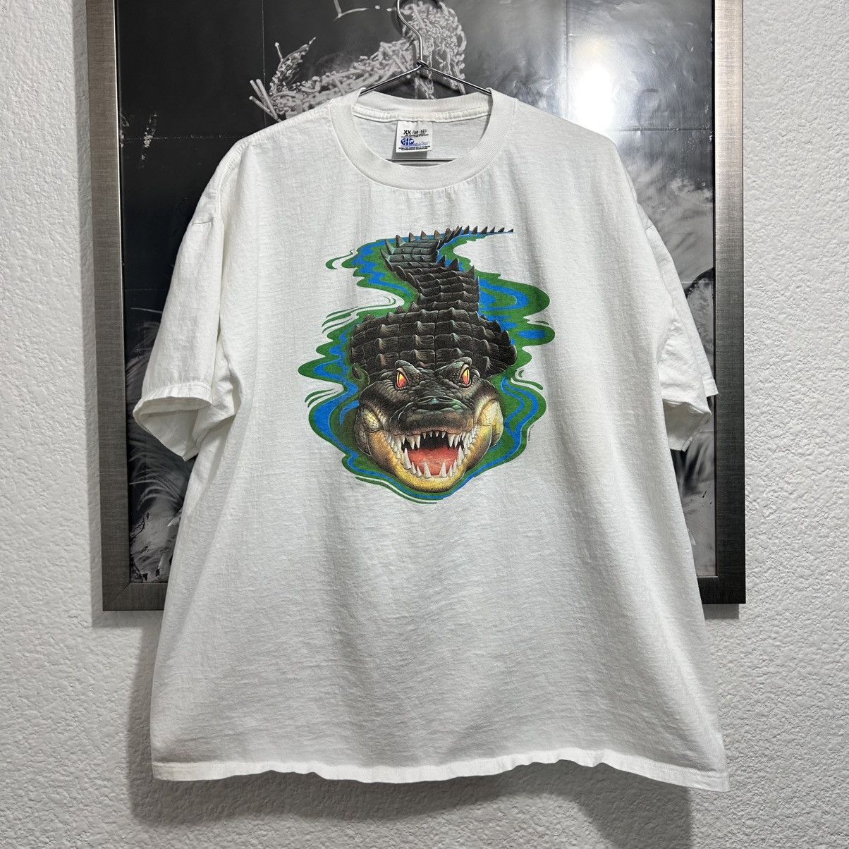 Vintage ALLIGATOR VINTAGE SHIRT 90’s Size US XL / EU 56 / 4 - 1 Thumbnail
