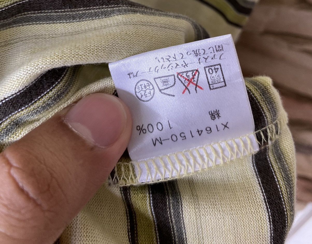 Yohji Yamamoto Rare Vintage A.A.R By Yohji Yamamoto Stripe Tees designer Size US M / EU 48-50 / 2 - 7 Thumbnail