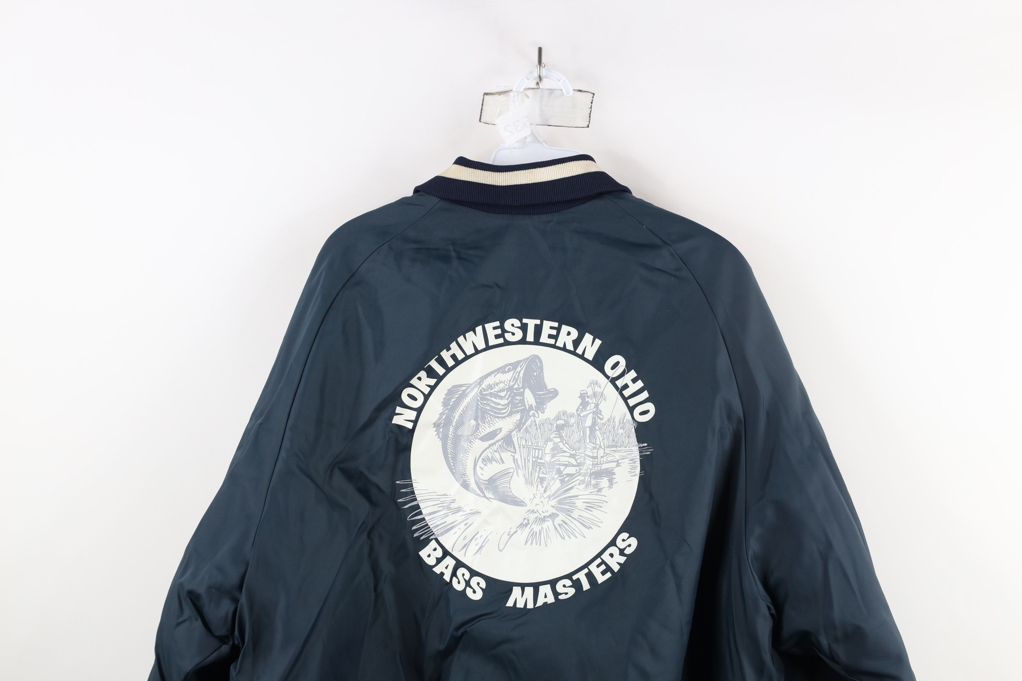 Vintage Vintage 80s 90s Northwestern Ohio Bass Masters Jacket Size US L / EU 52-54 / 3 - 14 Thumbnail