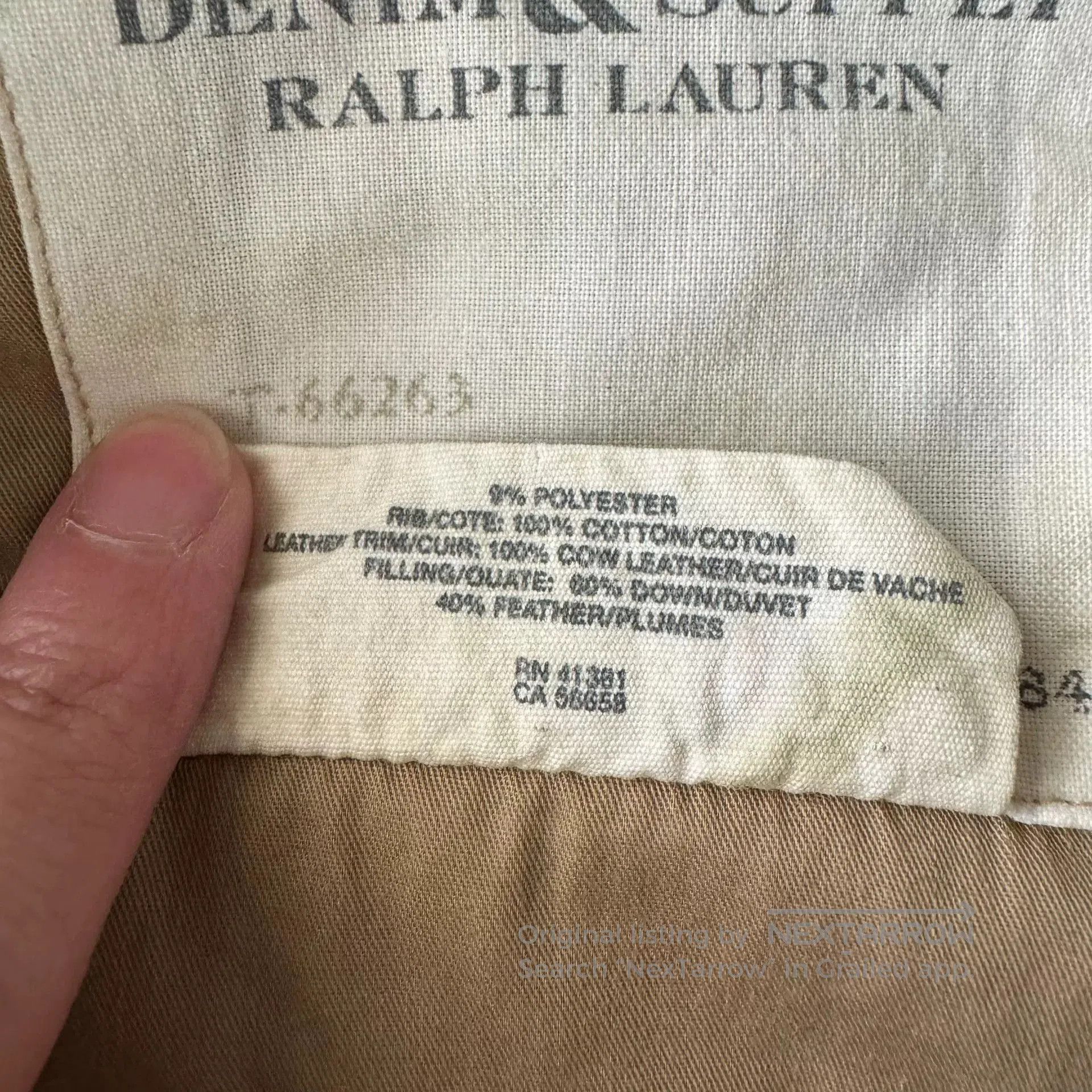 Denim & Supply Ralph Lauren Denim Supply Ralph Lauren N3B Down Jacket. Size US S / EU 44-46 / 1 - 6 Thumbnail