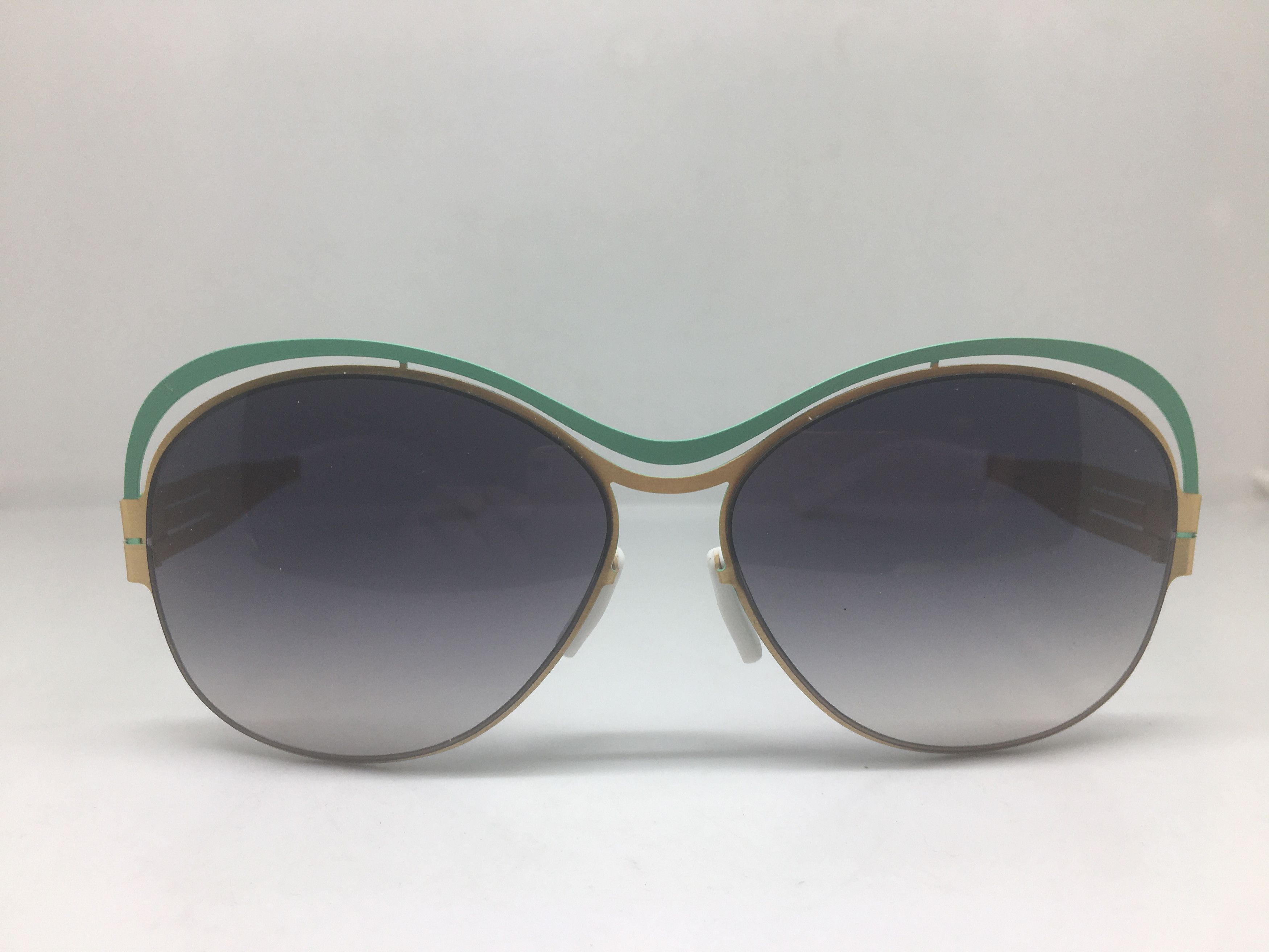 Other Green Gold Alloy Aviator Sunglasses Frame Size ONE SIZE - 1 Thumbnail