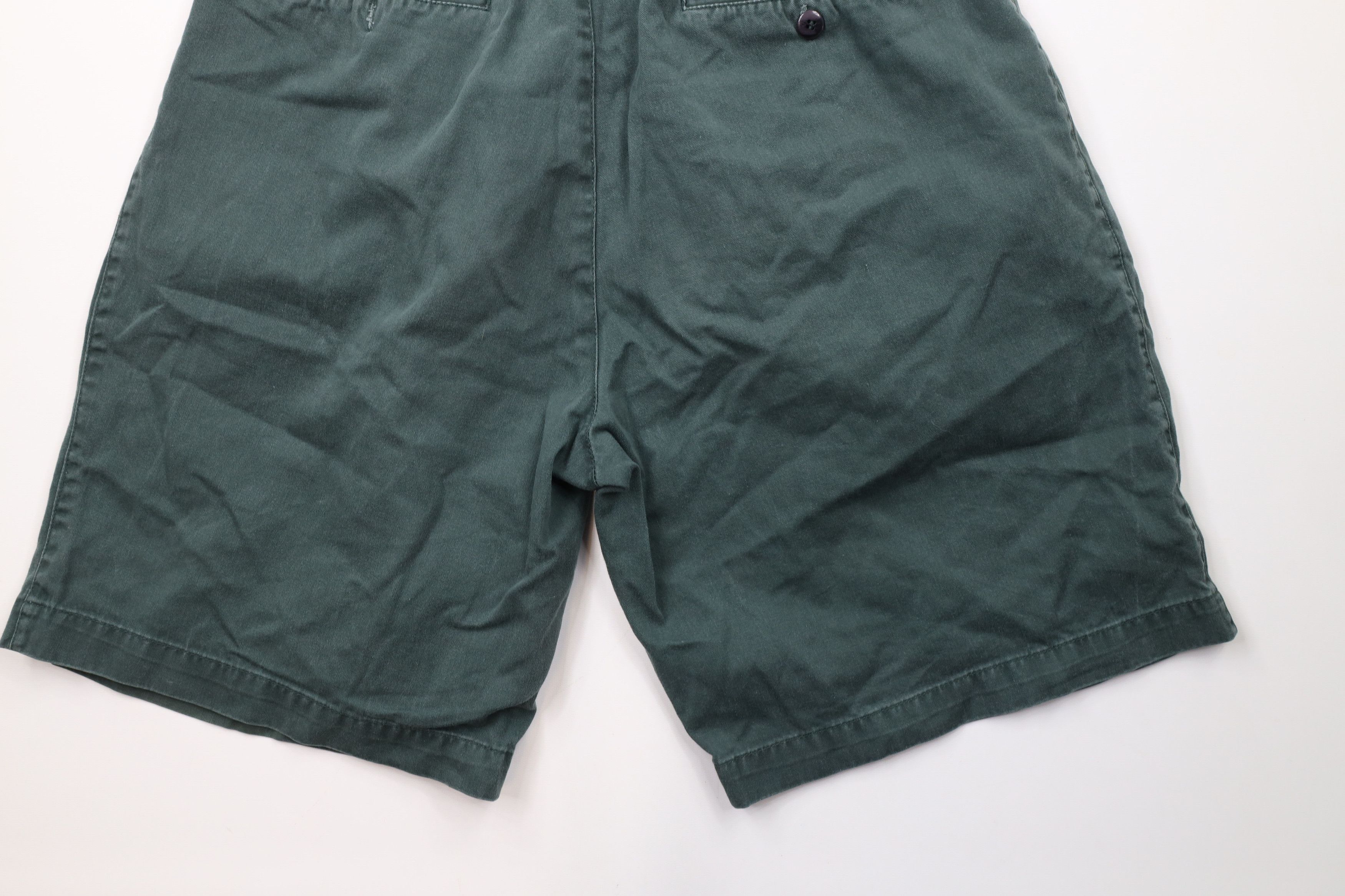 Vintage Vintage 90s Streetwear Above Knee Chino Shorts Green Cotton Size US 32 / EU 48 - 12 Thumbnail
