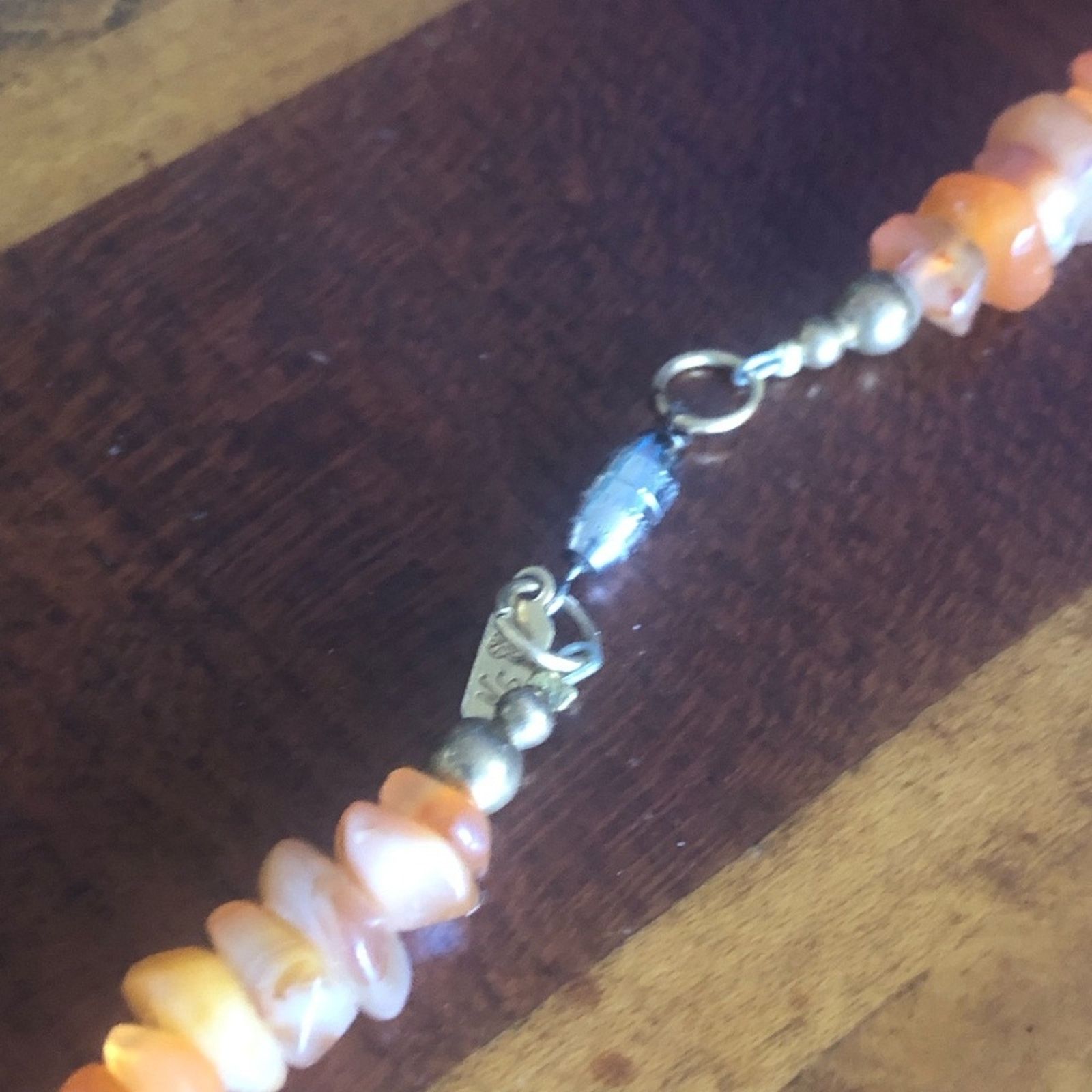Vintage Vintage handcrafted genuine carnelian agate necklace Size ONE SIZE - 10 Thumbnail