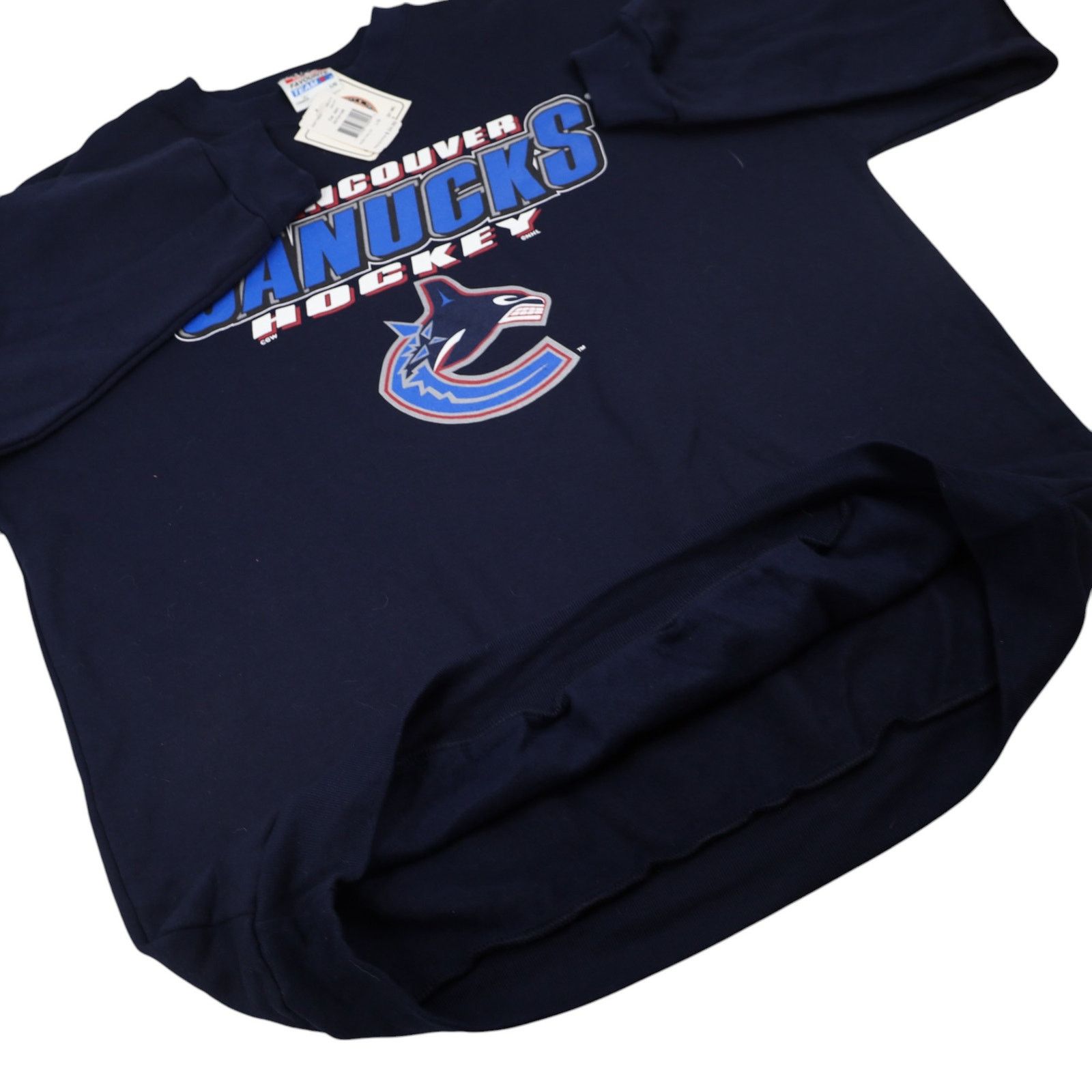 NHL × Vintage VTG NWT Starter Vancouver Canucks Hockey Graphic Sweatshirt Size US L / EU 52-54 / 3 - 10 Thumbnail