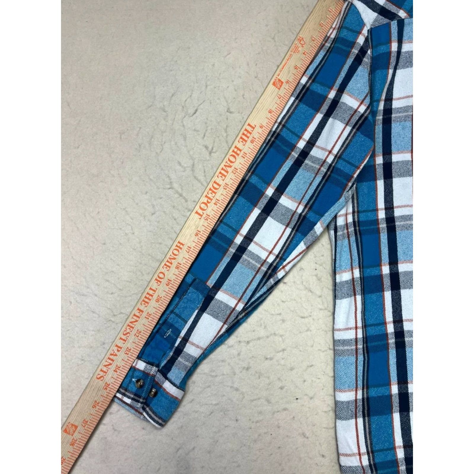 Rip Curl RIP CURL Flannel Shirt Button-Up Western Blue Plaid Long Sleeve Snap See Pics Mens L Size Large Pocketed Button-Down Collar 【No extra text】 Size US L / EU 52-54 / 3 - 5 Thumbnail