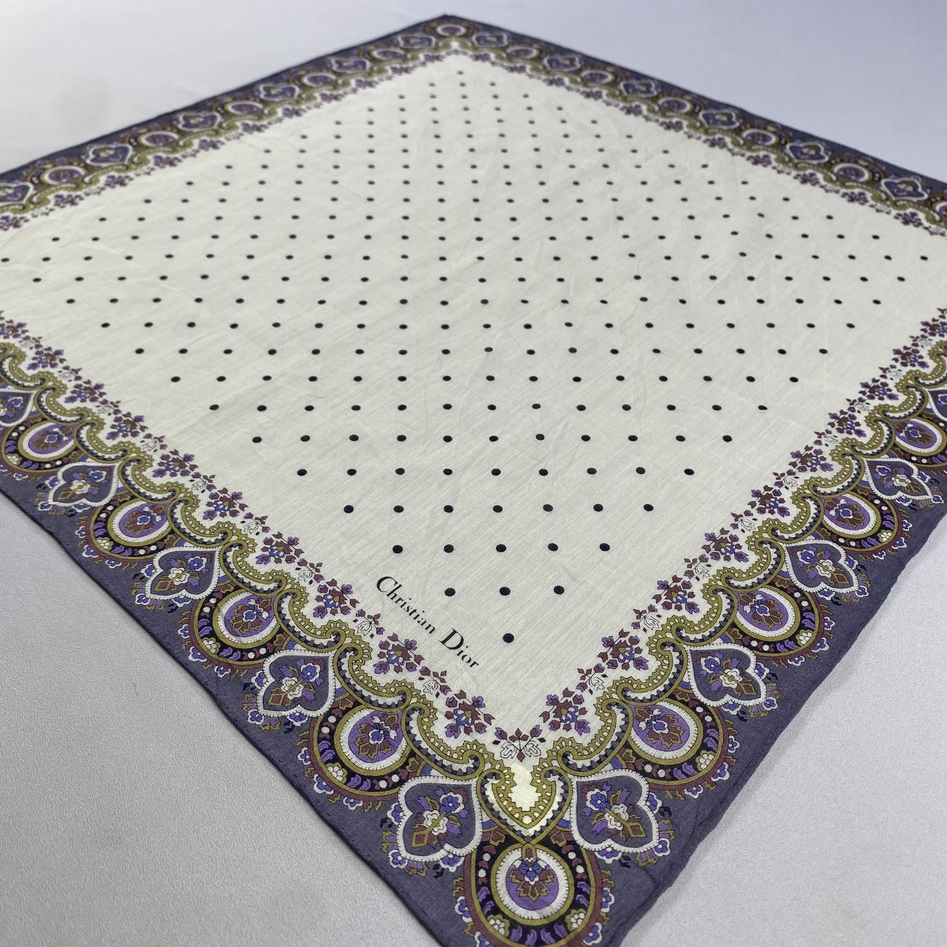 Vintage Christian Dior Monsieur Bandana/ Handkerchief / Neckerchief Size ONE SIZE - 2 Thumbnail