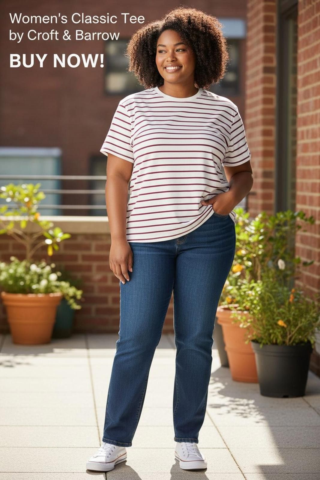Croft & Barrow Croft & Barrow Women's Classic Short Sleeve Tee Size XXL / US 16-18 / IT 52-54 - 1 Thumbnail