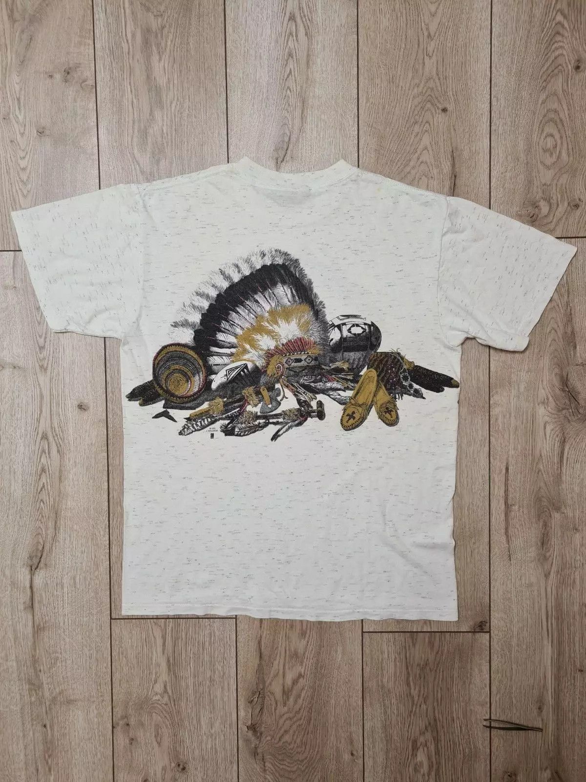 Vintage GRAND CANYON VINTAGE 1992 RETRO MEN'S T-SHIRT WHITE COTTON Size US M / EU 48-50 / 2 - 1 Thumbnail