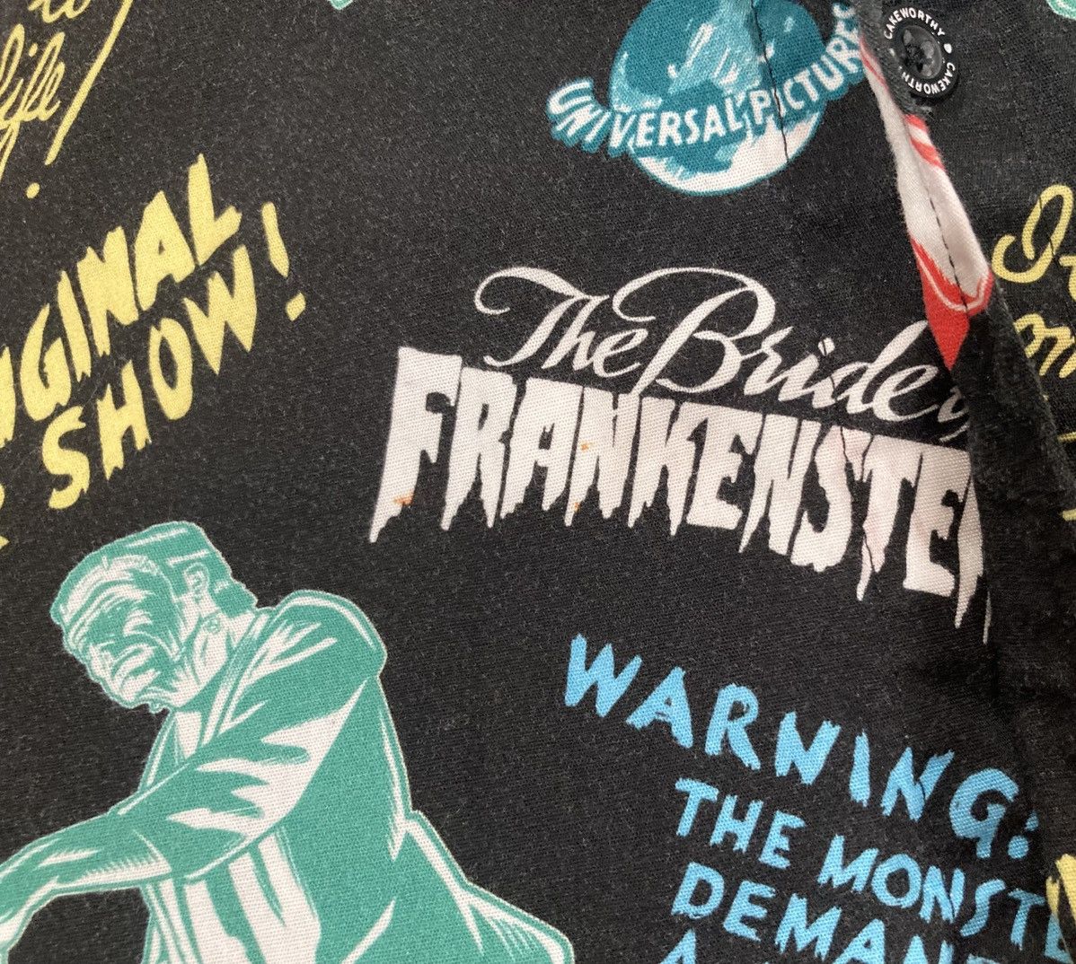 Universal Studios UNIVERSAL MONSTERS BUTTON SHIRT BRIDE OF FRANKENSTEIN HORROR Size US S / EU 44-46 / 1 - 8 Thumbnail