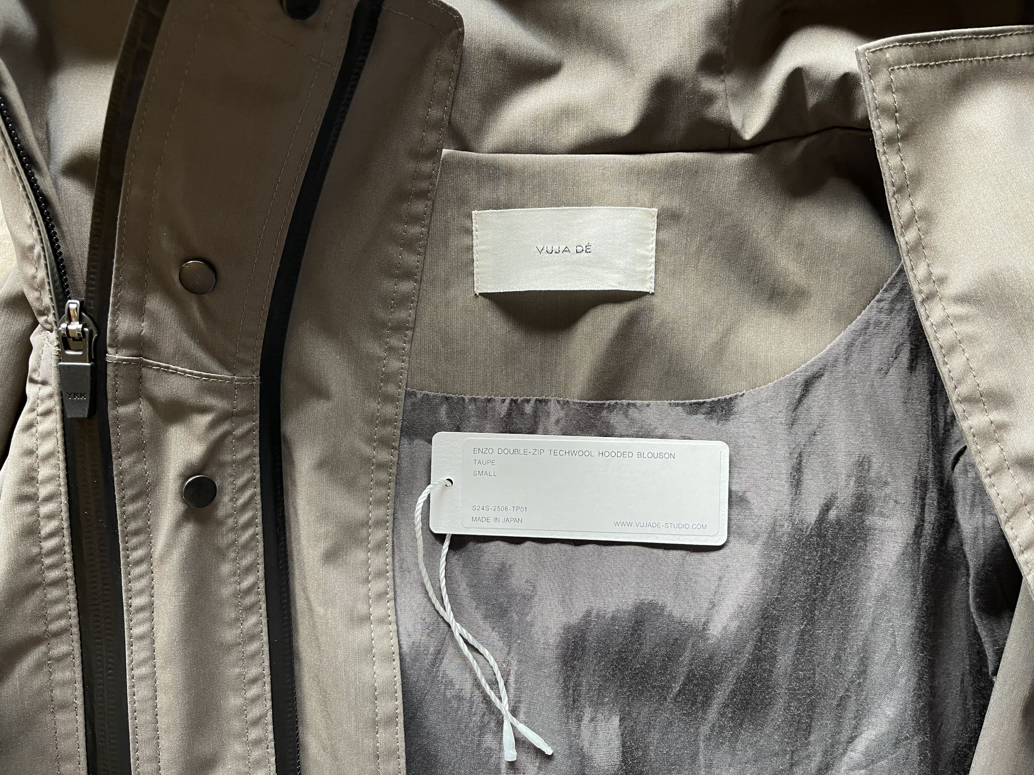 Vuja De Enzo Tech-Wool Hooded Blouson Size US S / EU 44-46 / 1 - 3 Thumbnail