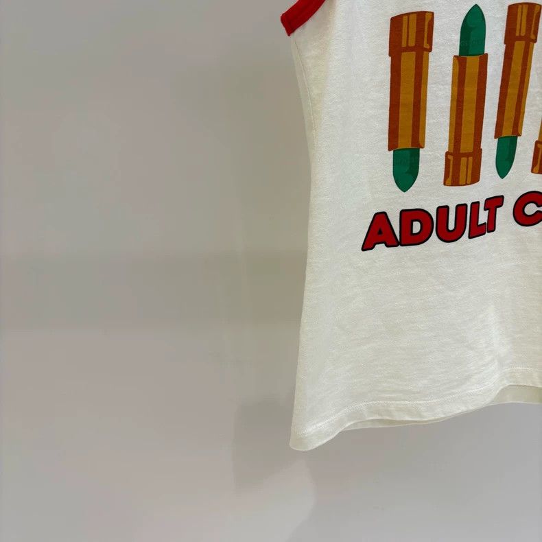 Gucci Gucci Letter round-neck printed color-blocked sleeveless v Size M / US 6-8 / IT 42-44 - 5 Thumbnail