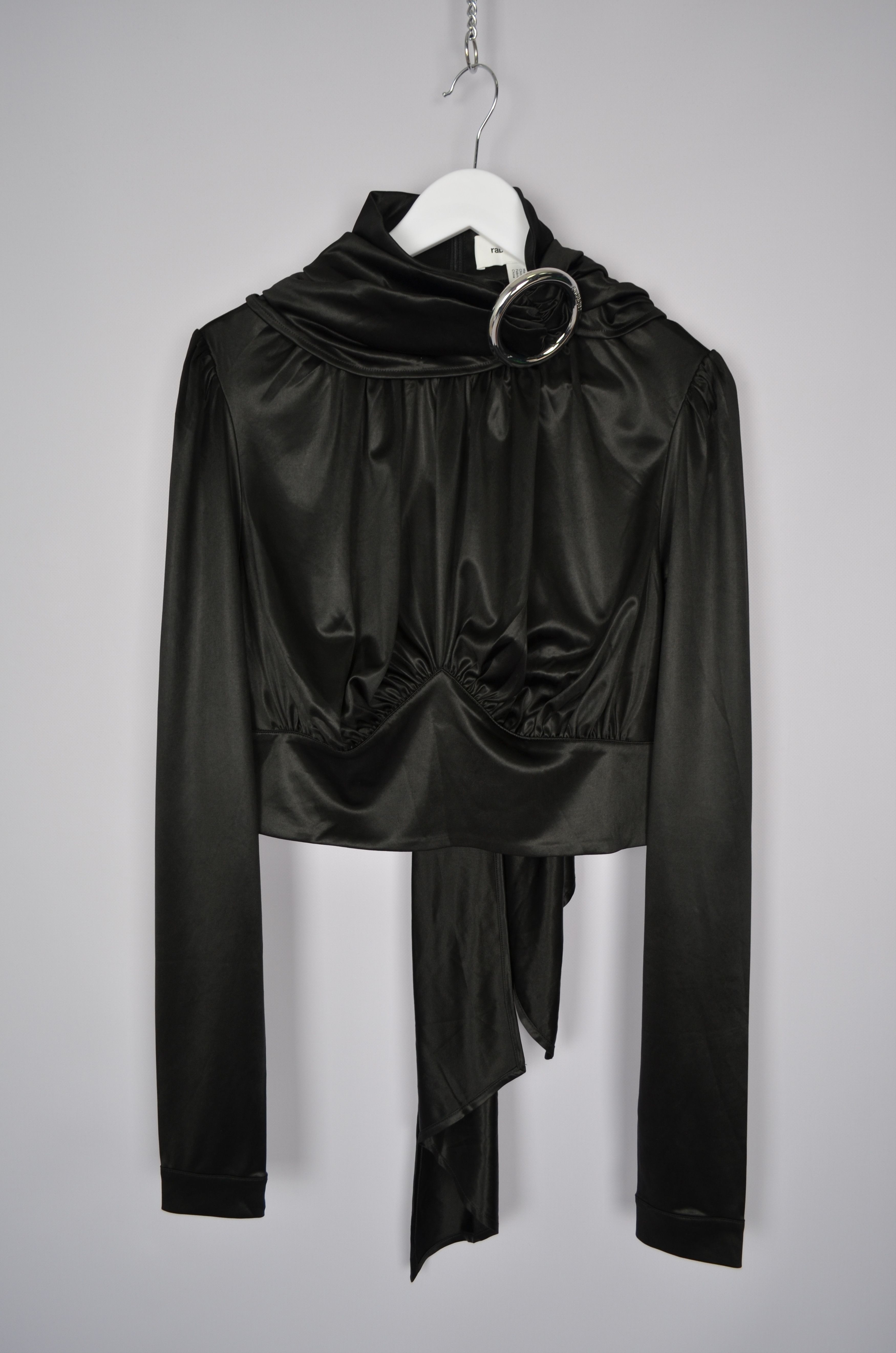 Designer × H&M × Paco Rabanne H&M x Paco Rabanne Eastman Naia Acetate Scarf Top Blouse Size XL / US 12-14 / IT 48-50 - 6 Thumbnail