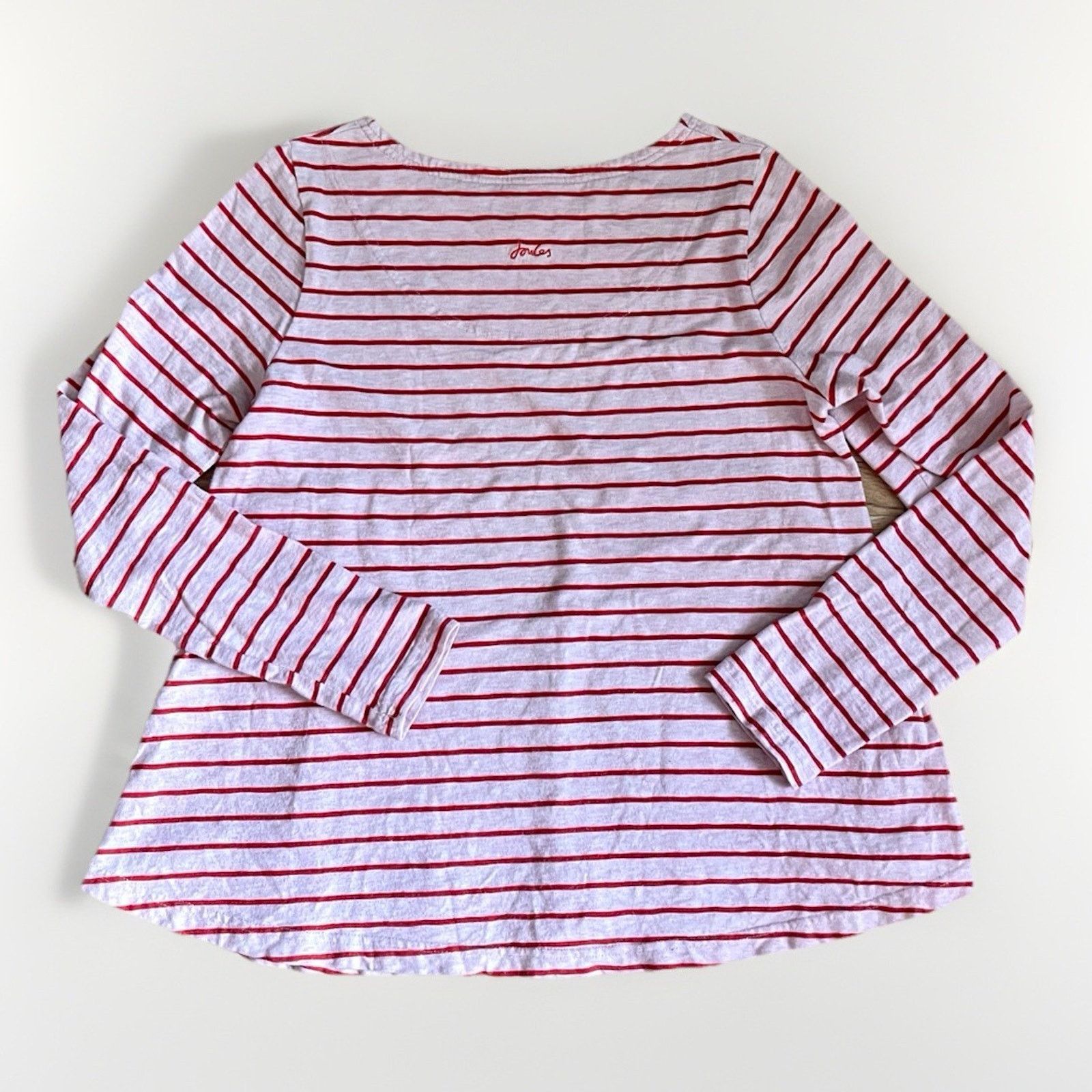 Other Joules womens size 4 Lovely striped long sleeve red pink top Size S / US 4 / IT 40 - 2 Thumbnail