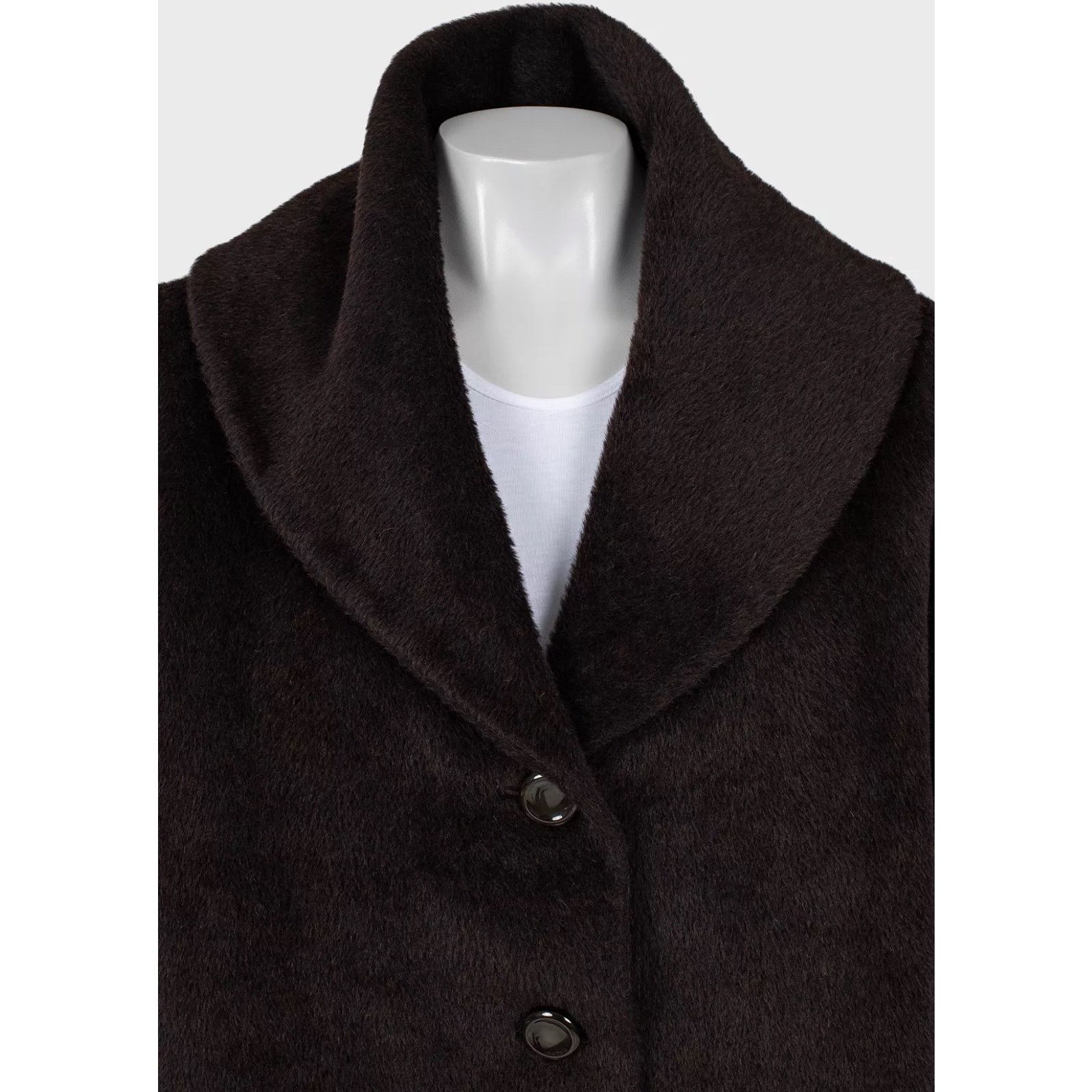 Max Mara Max Mara Teddy Brown Wool Coat Sz.M Size M / US 6-8 / IT 42-44 - 4 Thumbnail