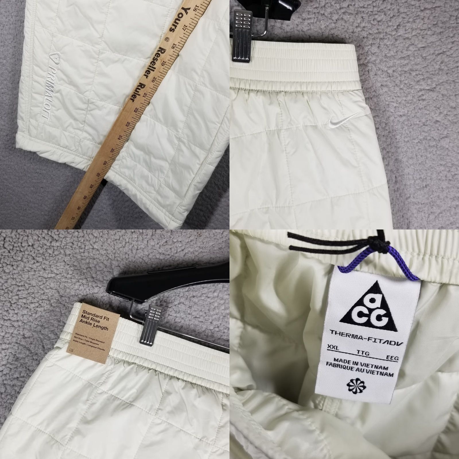 Nike ACG Nike ACG Women's XXL Therma-FIT ADV Rope de Dope Pants Activewear Wide-Leg Summit White Sportswear Size 40" / US 18 - 8 Thumbnail