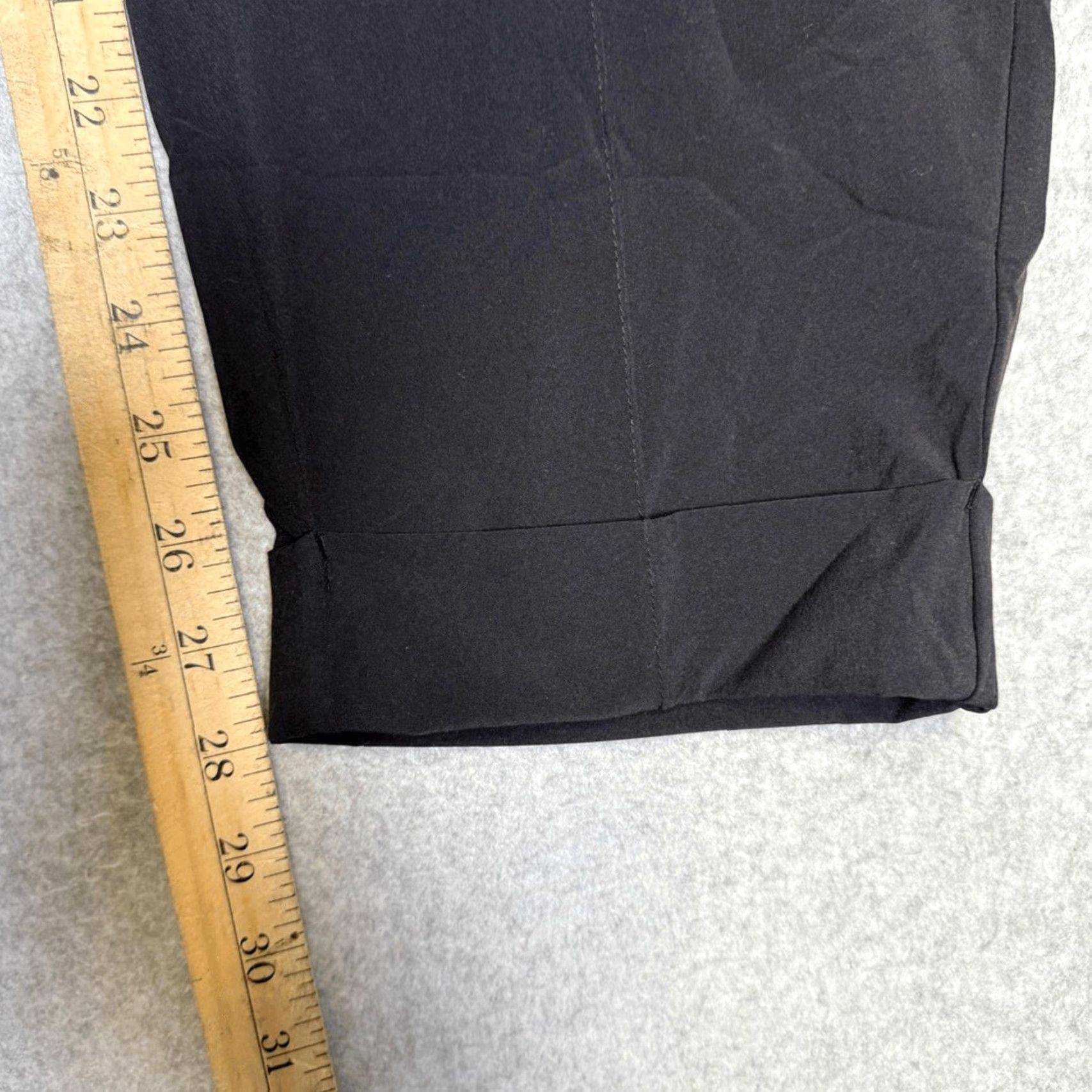 Athleta Athleta Cardiff Pants Trousers Black Tie Front Tapered Cuffed Leg NWT Women 8 Size 30" / US 8 / IT 44 - 5 Thumbnail