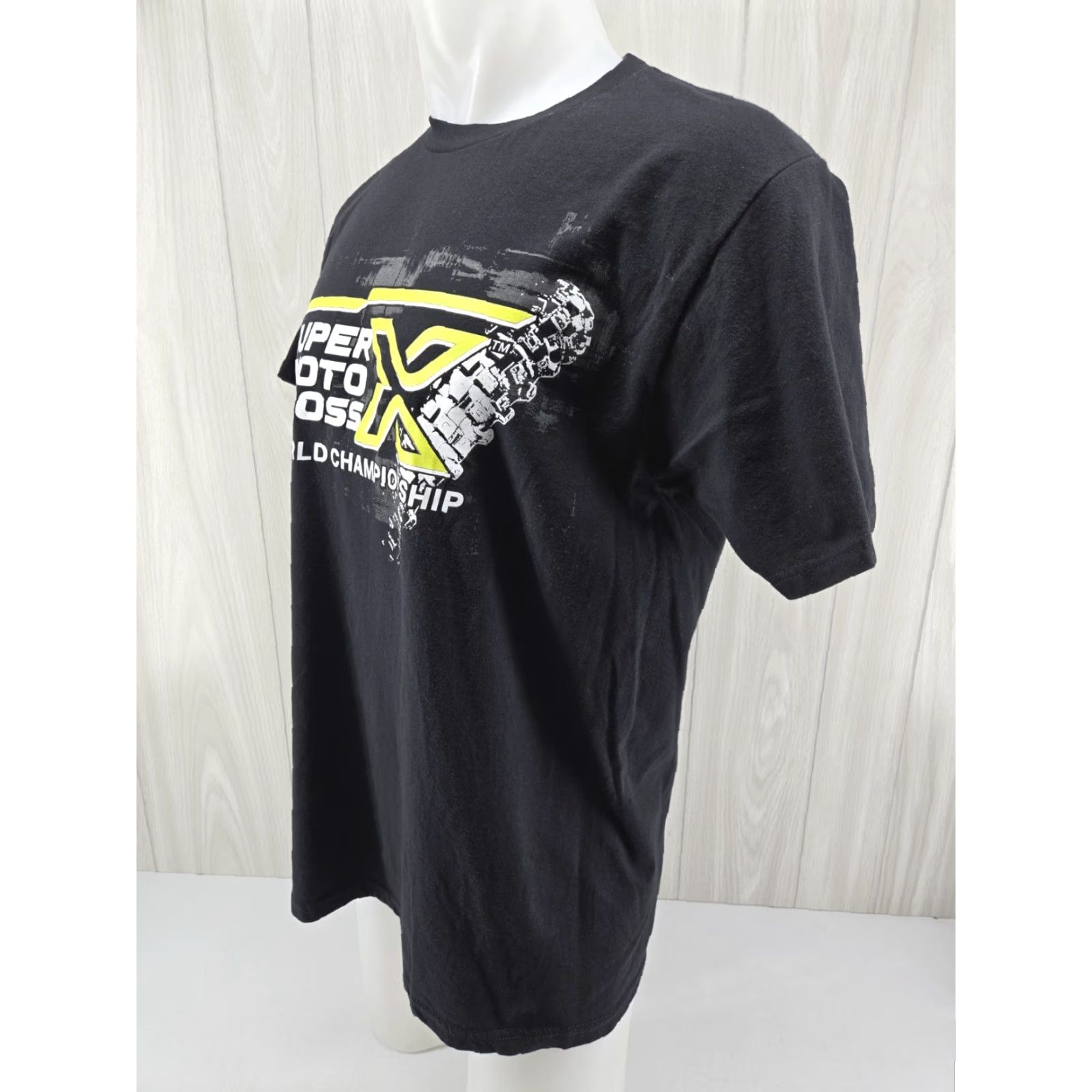 Vintage Monster Jam Super Moto Cross T-Shirt Black Size LARGE Size US L / EU 52-54 / 3 - 4 Thumbnail