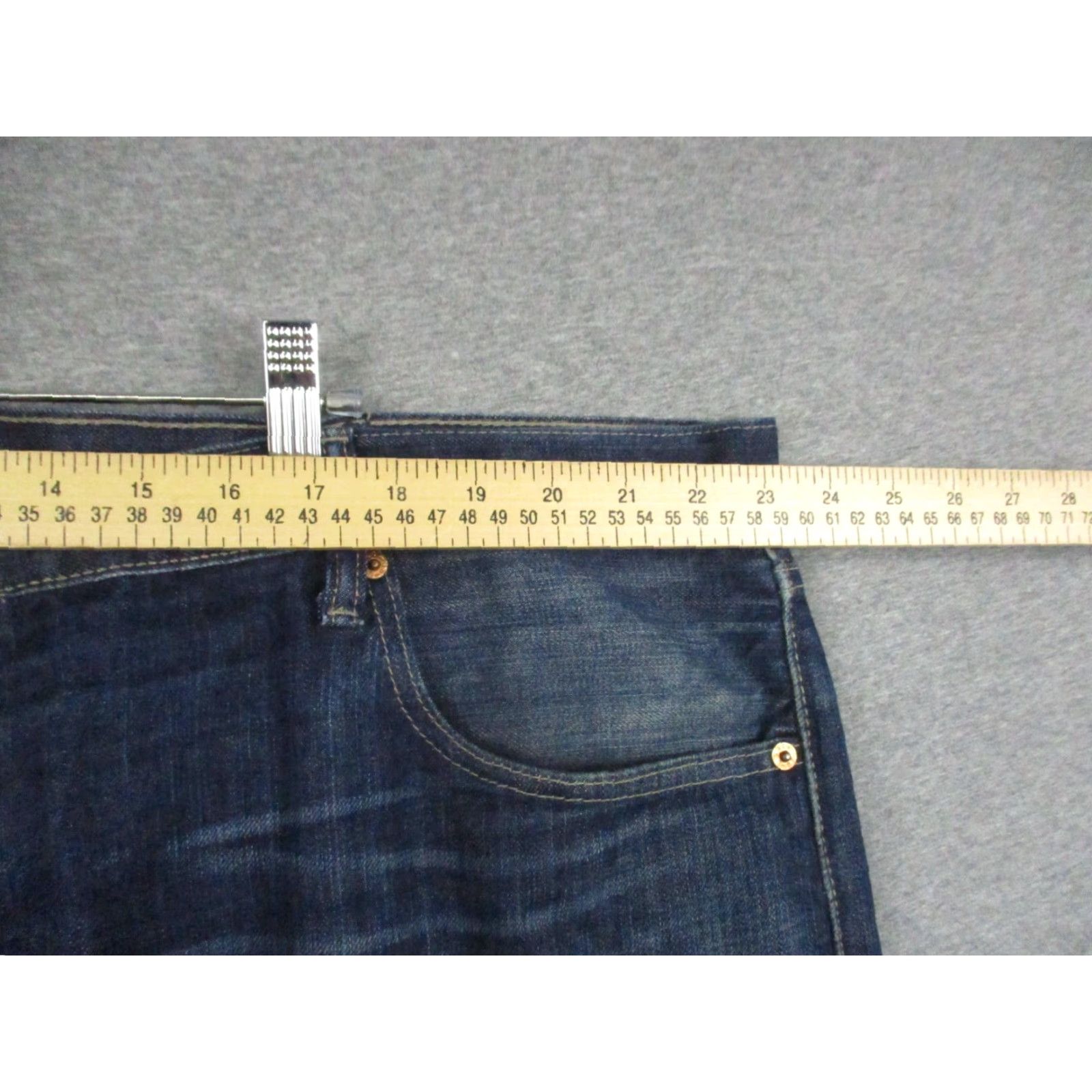 Levi's Levi's 501 XX Jeans 44x30 Blue Denim Button Fly Vintage USA 501XX Mens Straight Jeans Size US 44 / EU 60 - 5 Thumbnail