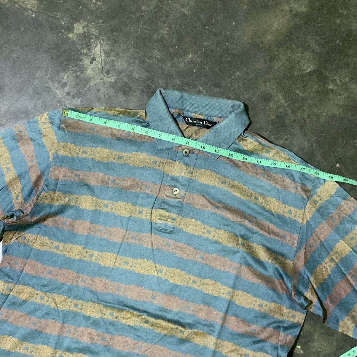 Christian Dior Monsieur Christian dior polo’s longsleve strip Size US M / EU 48-50 / 2 - 6 Thumbnail