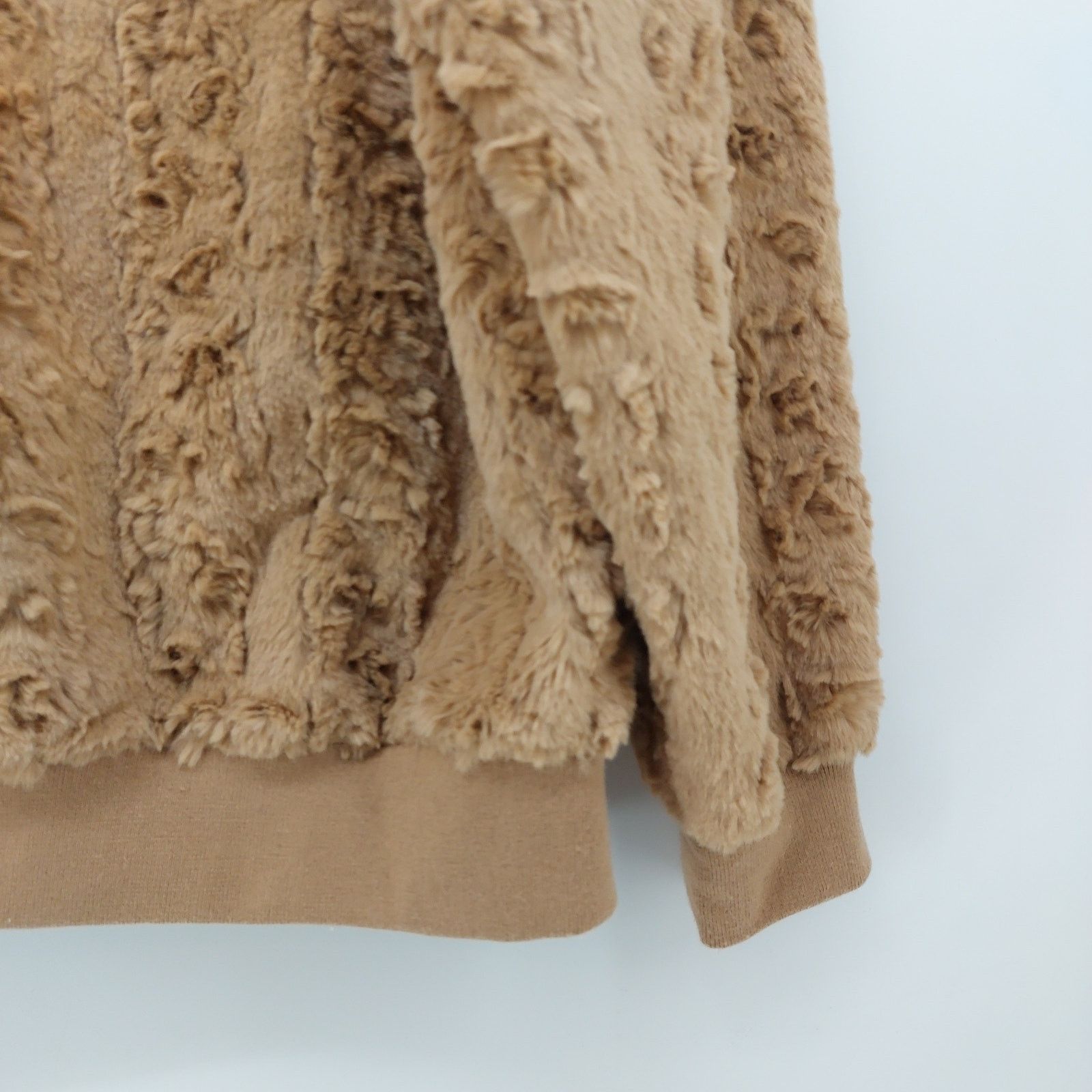 dylan Dylan Faux Fur Pullover Sweater Brown Women Sz M Size M / US 6-8 / IT 42-44 - 11 Thumbnail