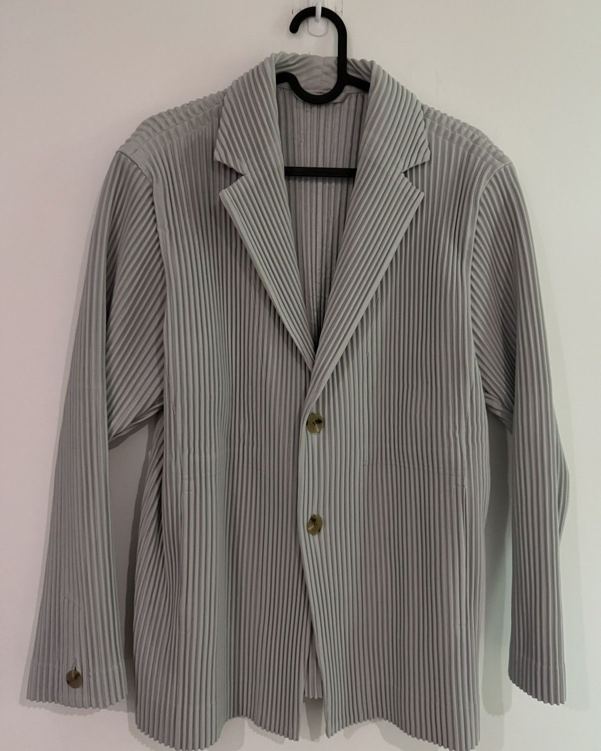 Homme Plisse Issey Miyake Homme Plisse Issey Miyake Pleated Blazer Size 44S - 1 Thumbnail