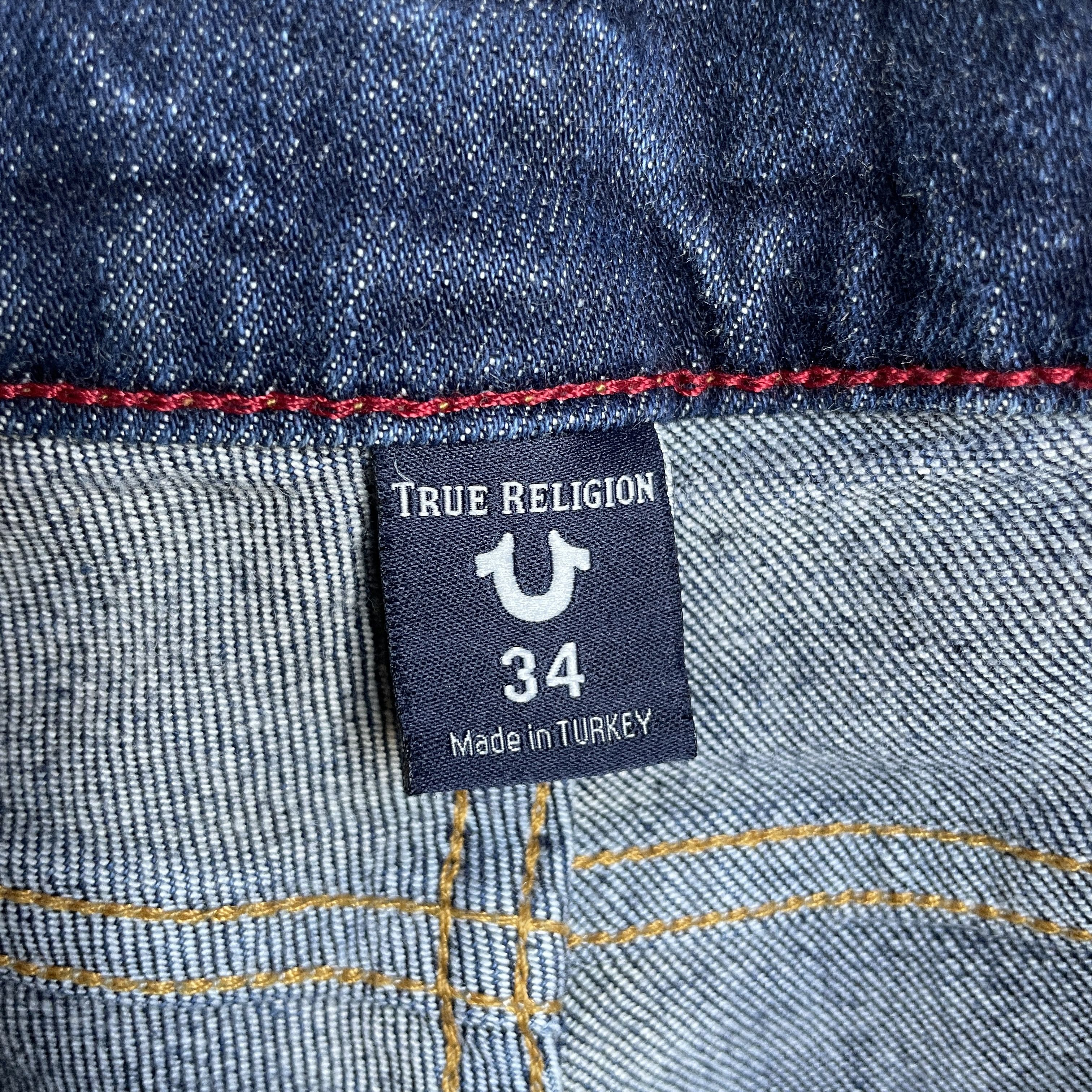 True Religion True Religion Rocco Relaxed Skinny Distressed Denim Size 34 Size US 34 / EU 50 - 17 Thumbnail