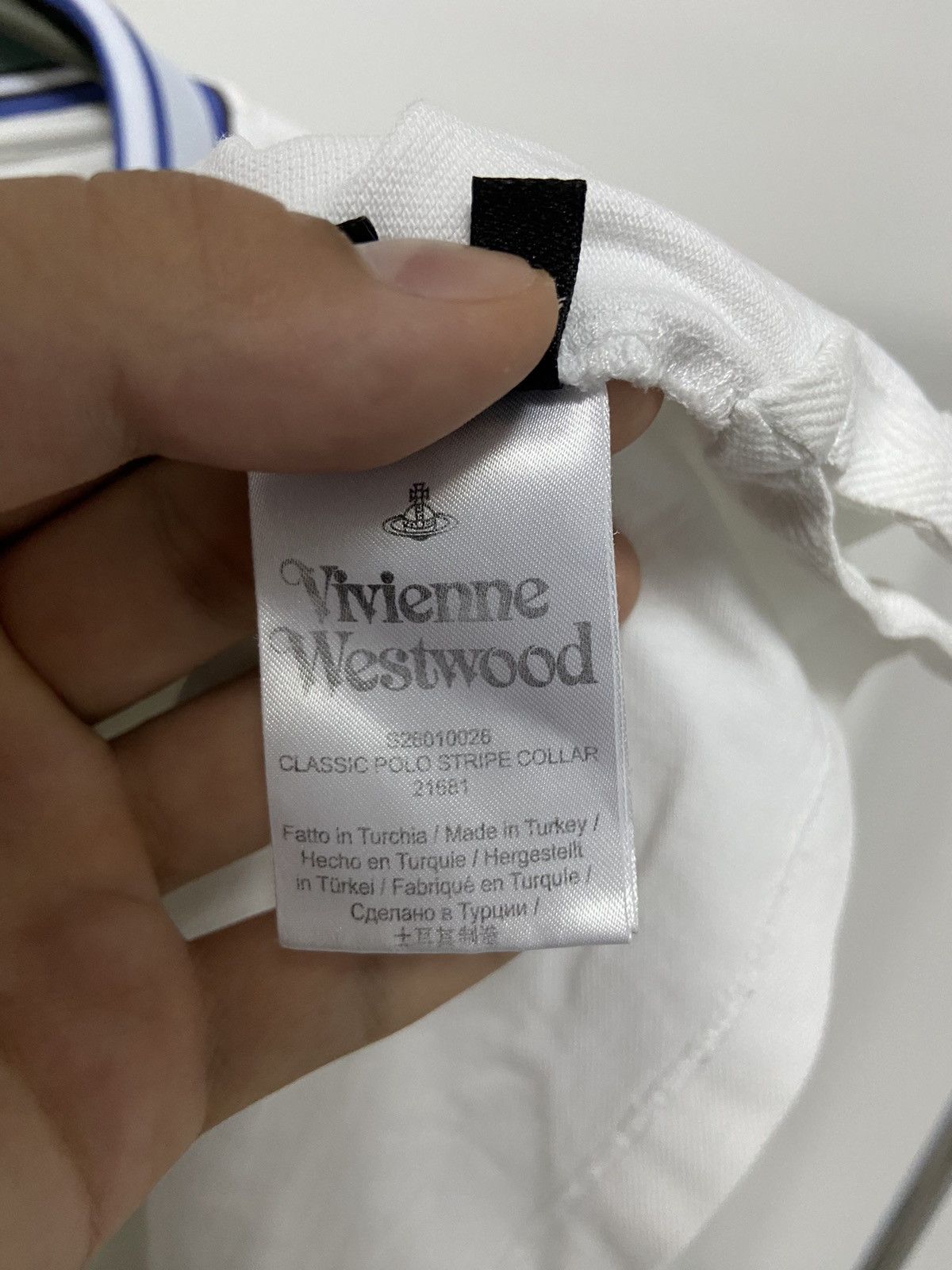 Vintage × Vivienne Westwood Vivienne Westwood Polo T Shirt Vintage Small Orb Logo Luxury Size US M / EU 48-50 / 2 - 7 Thumbnail
