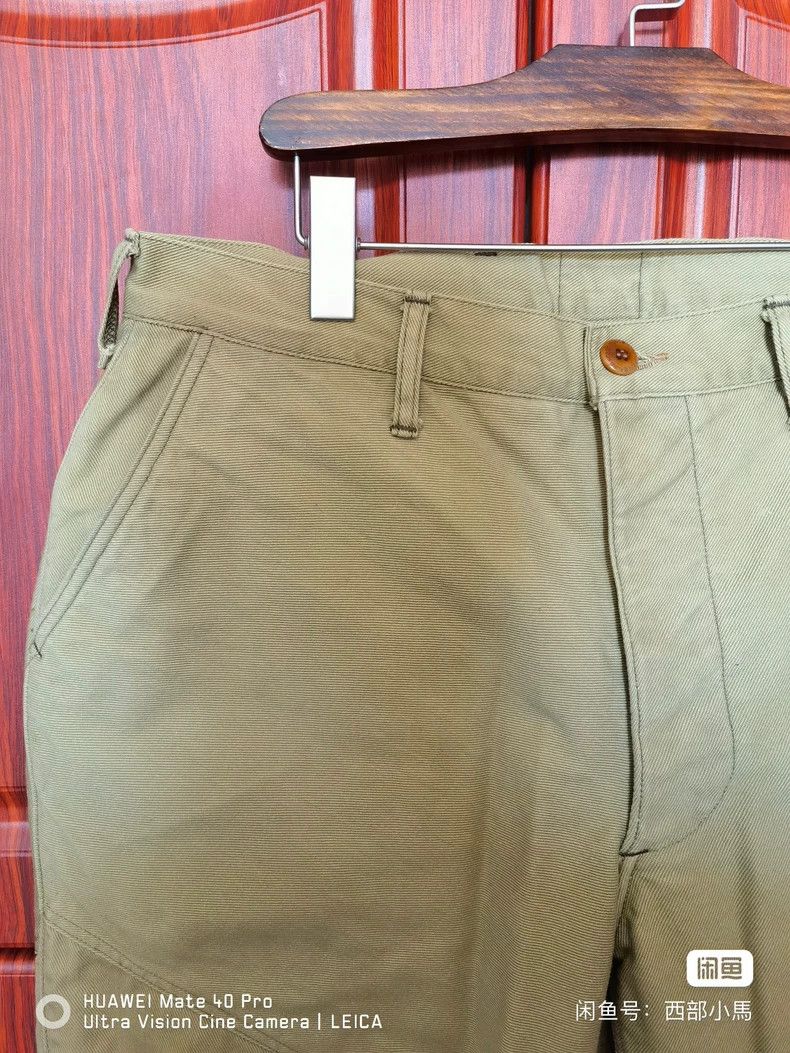 Freewheelers FREEWHEELERS Non-RRL Raf Lauren heavy-duty twill khaki tie Size US 34 / EU 50 - 3 Thumbnail