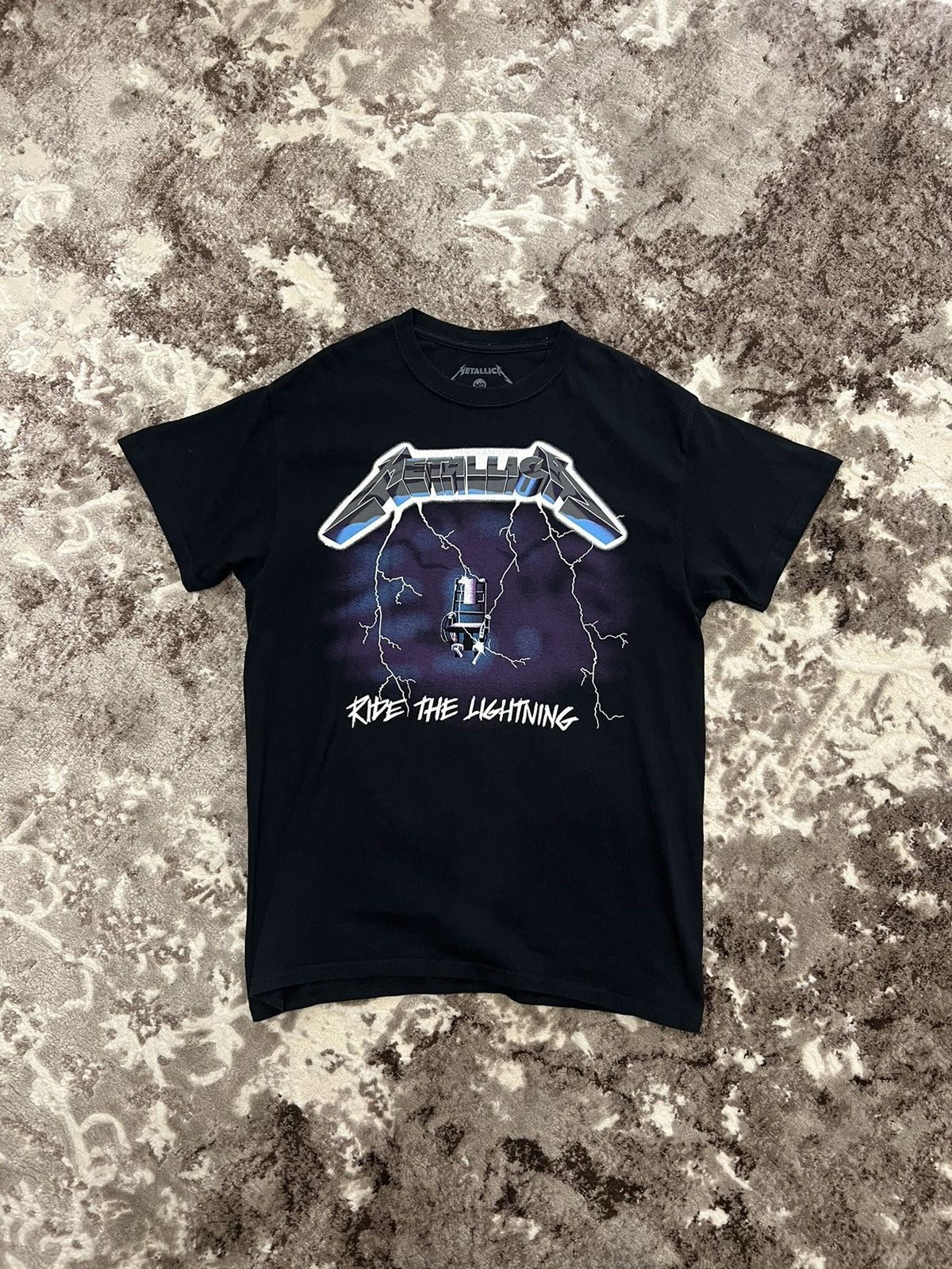 Band Tees × Metallica × Vintage Vintage Metallica Ride the lighthing y2k t shirt Size US M / EU 48-50 / 2 - 4 Thumbnail
