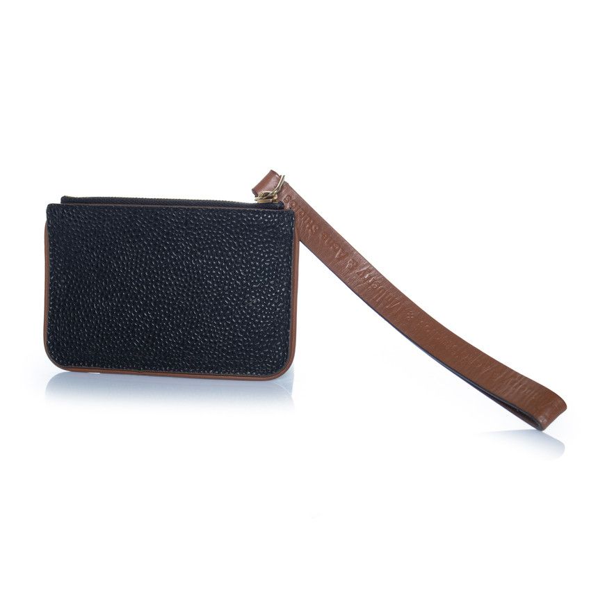 Acne Studios Mulberry x Acne studios, black brown wrist pouch Size ONE SIZE - 2 Thumbnail