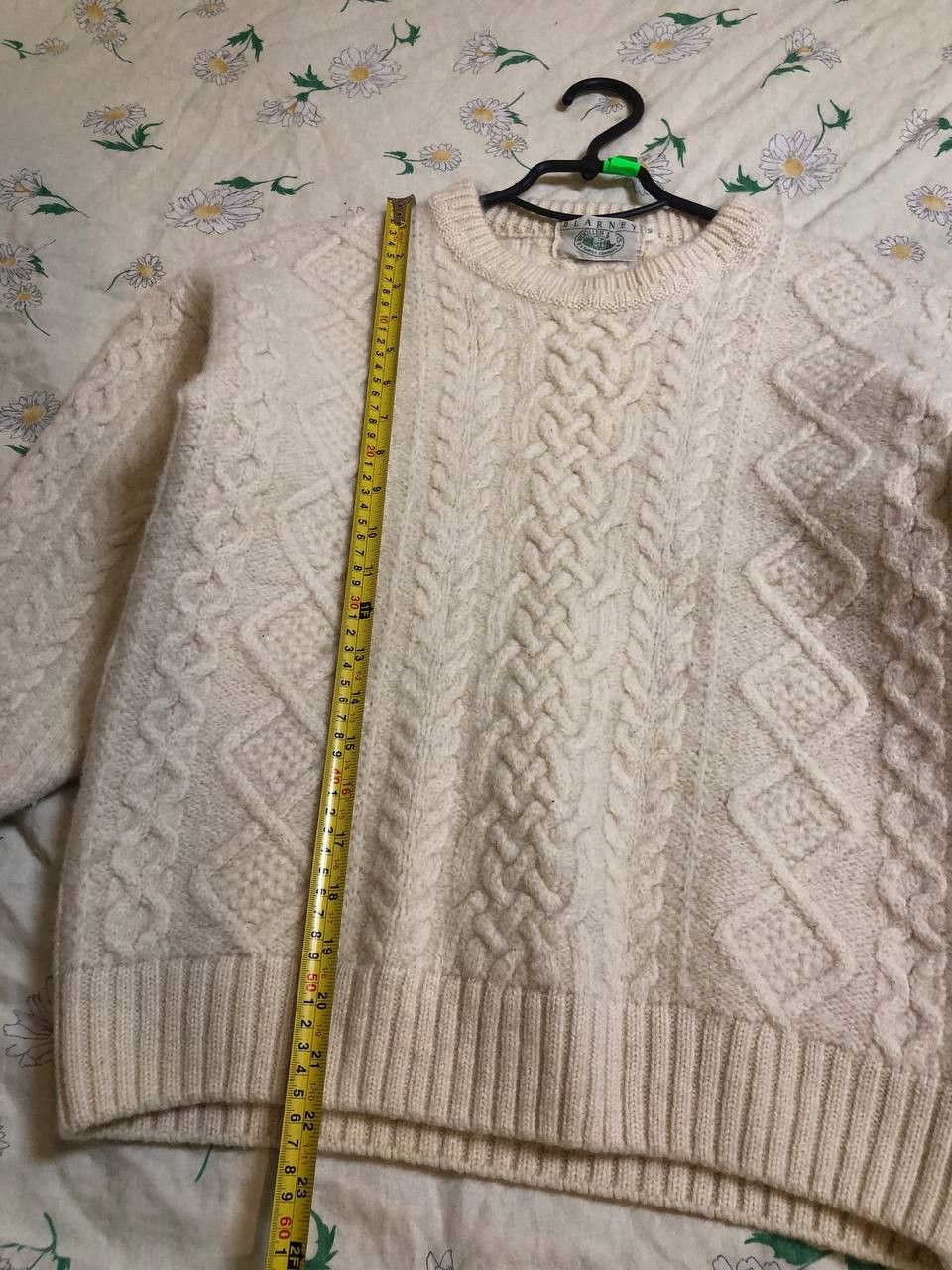 Vintage Vintage Blarney Cream Chunky Fisherman Knit Sweater Size M / US 6-8 / IT 42-44 - 5 Thumbnail