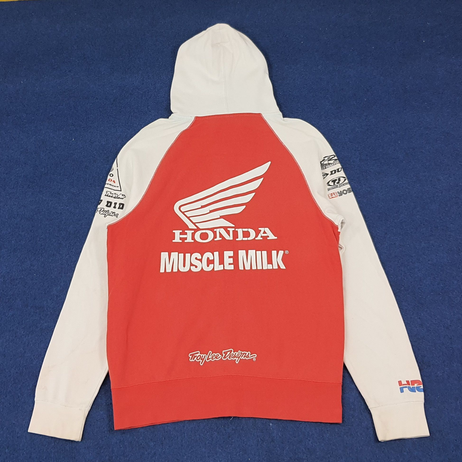 Honda × Vintage Vintage Honda Racing Japan Motorsports Zipper Hoodie Size US M / EU 48-50 / 2 - 4 Thumbnail