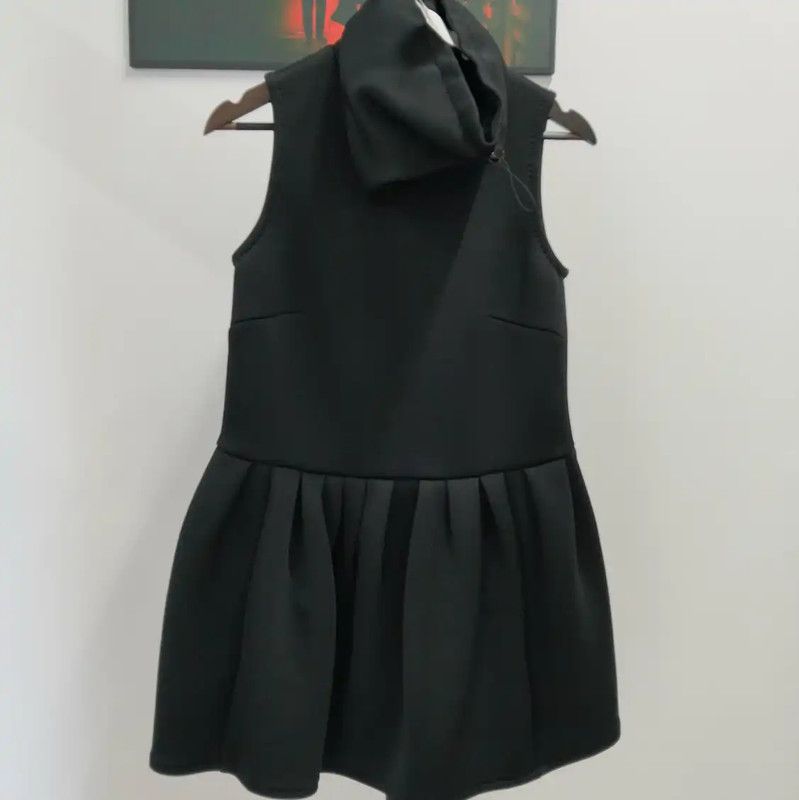 MaxMara Summer Black Sleeveless Dress 0089