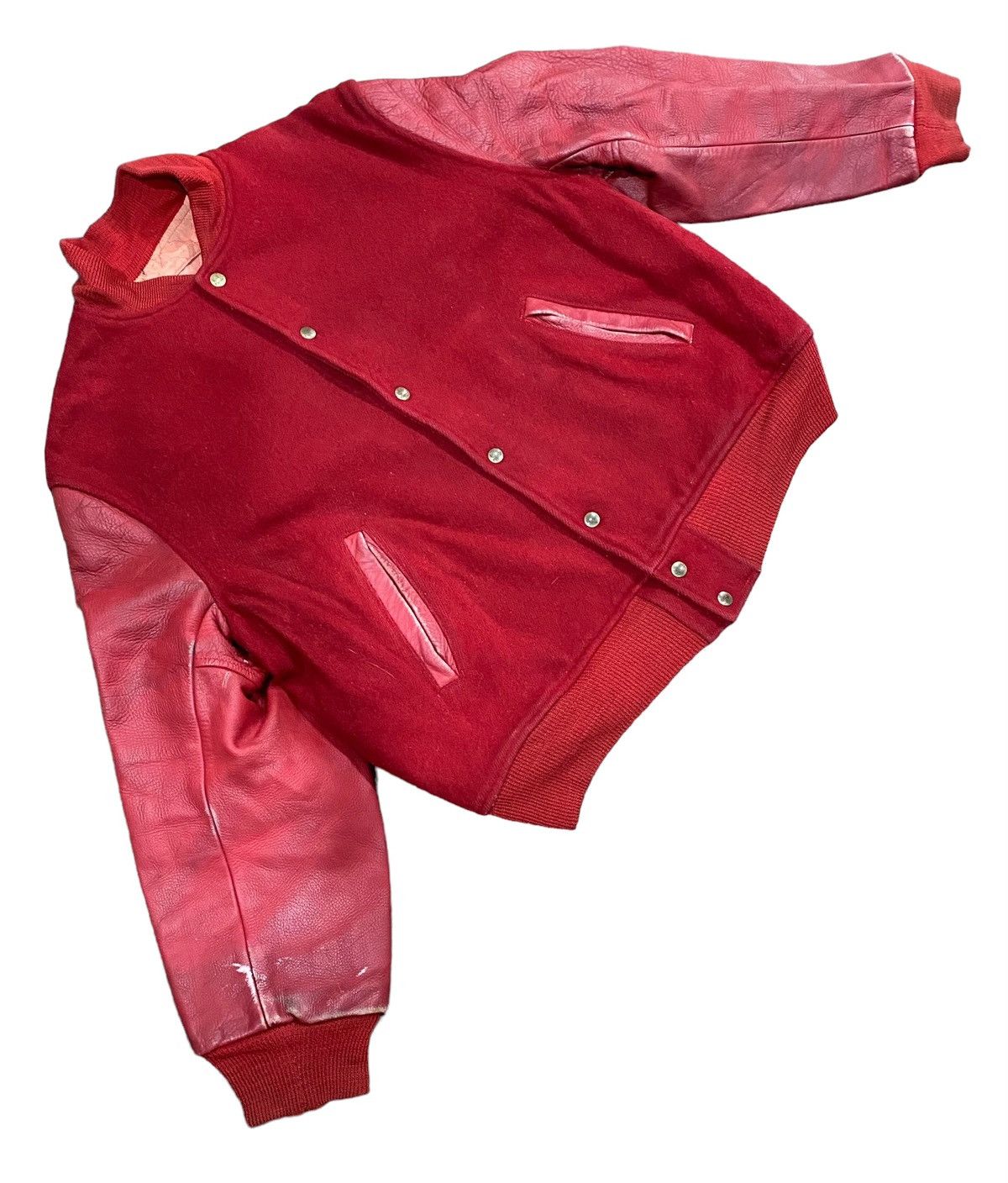 Karl Helmut Rare KARL HELMUT Varsity Leather Jacket Size US L / EU 52-54 / 3 - 7 Thumbnail