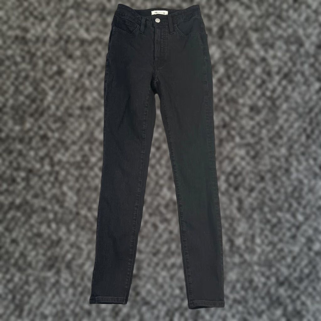 Madewell Madewell Jeans Womens 25 Curvy Roadtripper Skinny Black Jeans Size 25 Regular Women Brand Madewell Denim Jeans Stretch Skinny Size 42" / US 20 - 1 Thumbnail