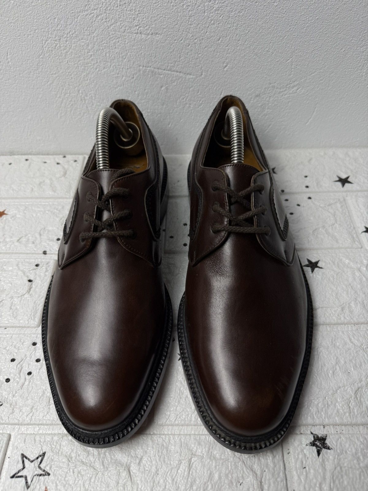 Bally Bally Parawet Oxford US9 UK8.5 EUR44 Vintage Brown Leather Size US 9 / EU 42 - 4 Thumbnail