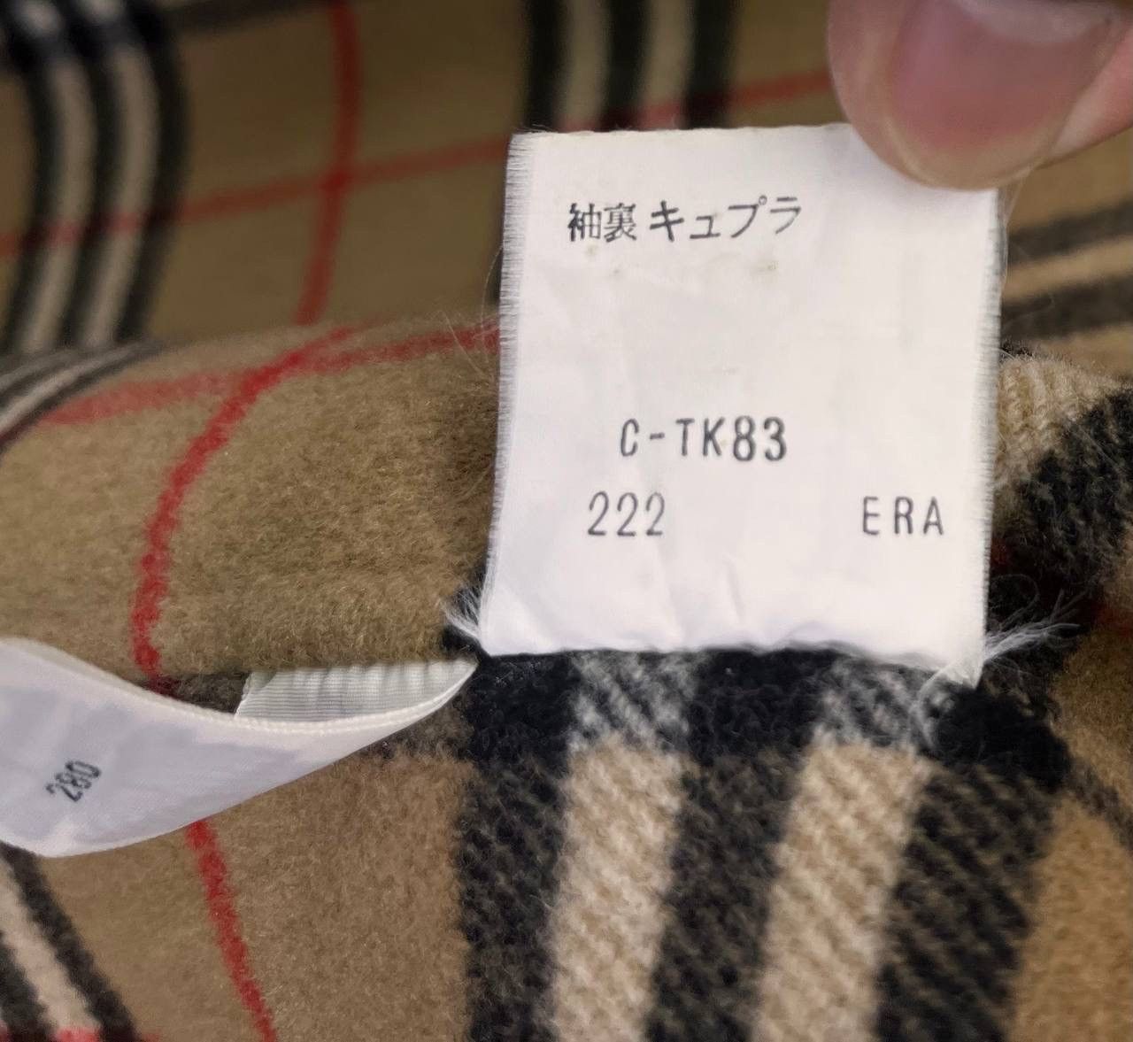 Burberry × Vintage Vintage 90s Burberry Double Breasted Wool Jacket Size US M / EU 48-50 / 2 - 10 Thumbnail