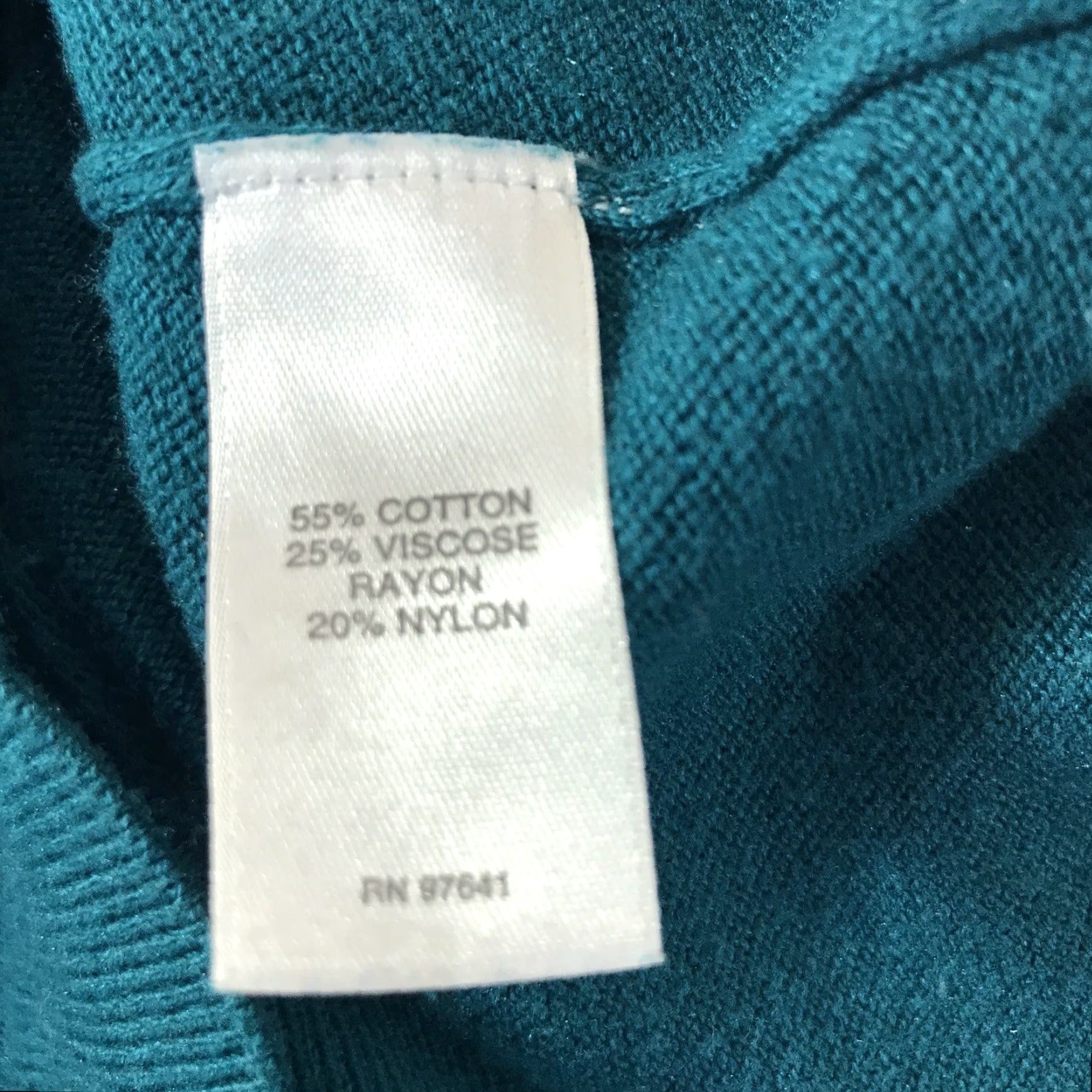 J. Jill J. Jill Turquoise Sweater Tunic Womens Size M Long Sleeve Regular Fit Size M / US 6-8 / IT 42-44 - 4 Thumbnail