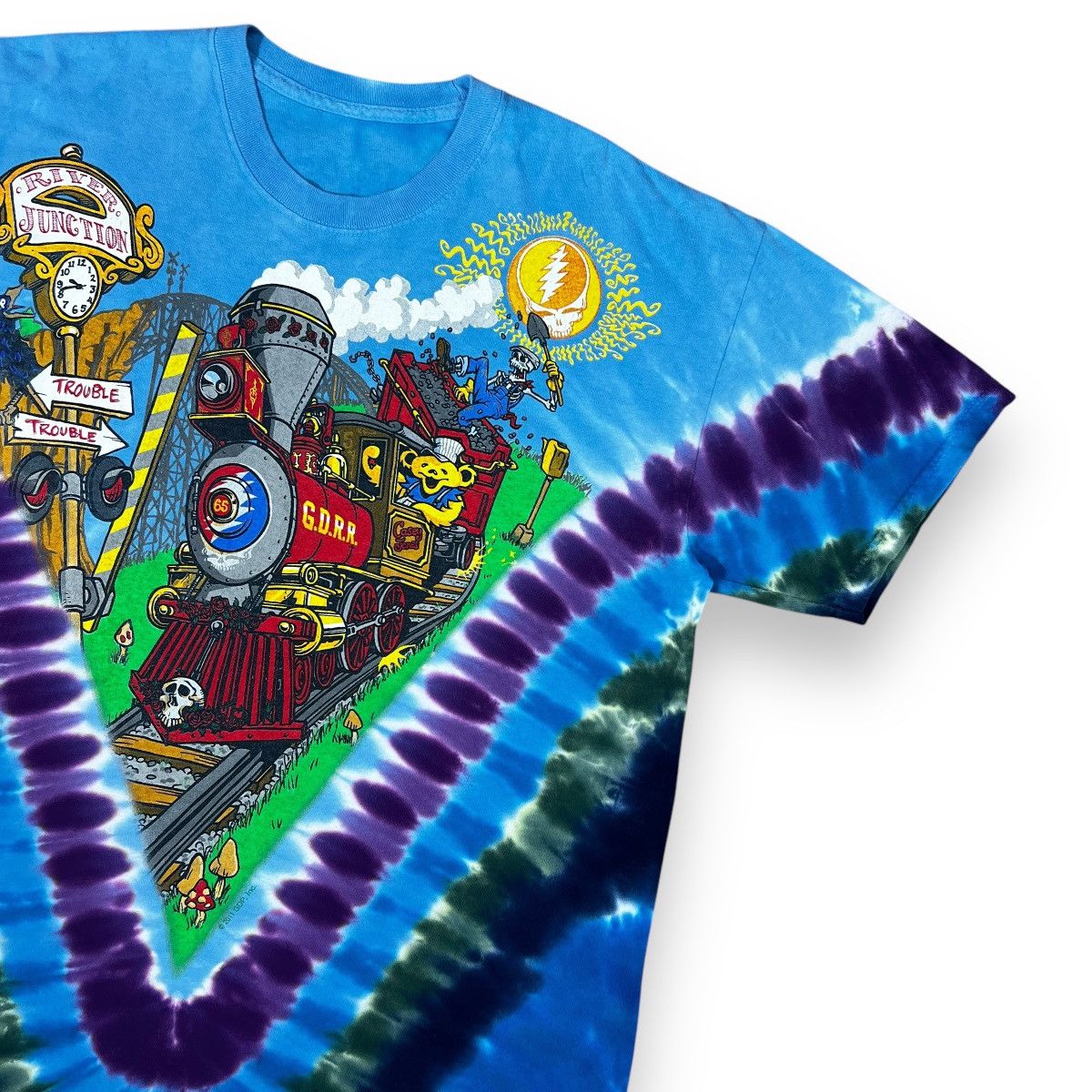 Liquid Blue 2011 GRATEFUL DEAD BEAR TIE DYE SHORT ALL OVER PRINT Size US L / EU 52-54 / 3 - 3 Thumbnail