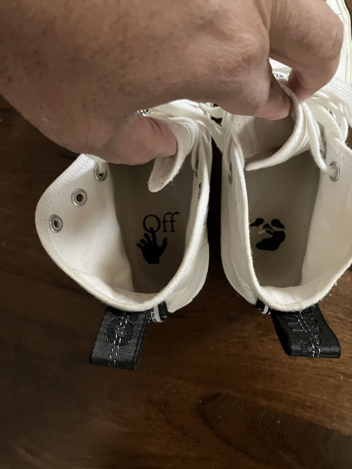 Off-White Off-White Mid Top Vulcanized Men’s Shoes Size 41/8 Size US 8 / EU 41 - 6 Thumbnail