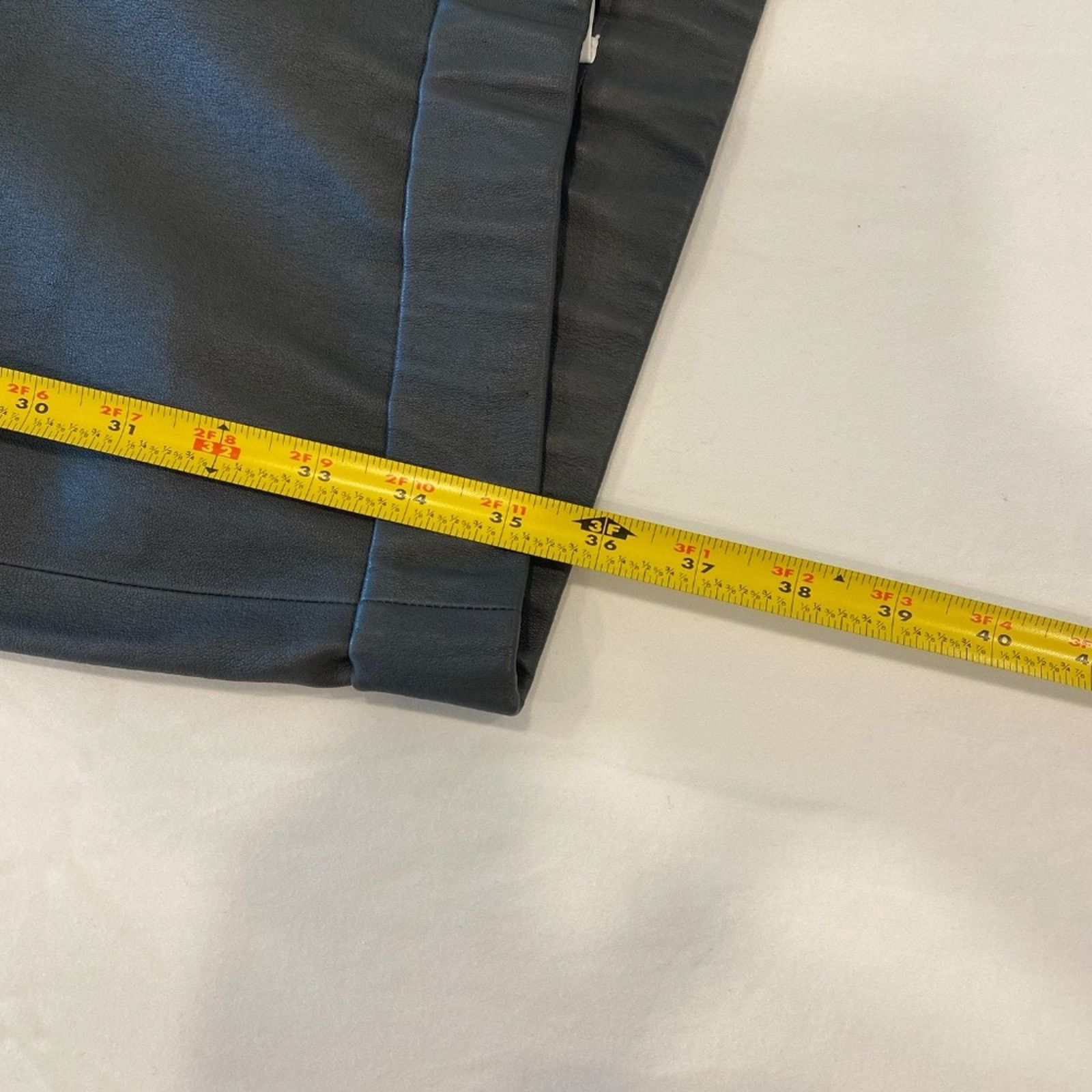 Helmut Lang Helmut Lang Women's Lamb Leather Pull On Trousers - 12 Size 34" / US 12 / IT 48 - 10 Thumbnail