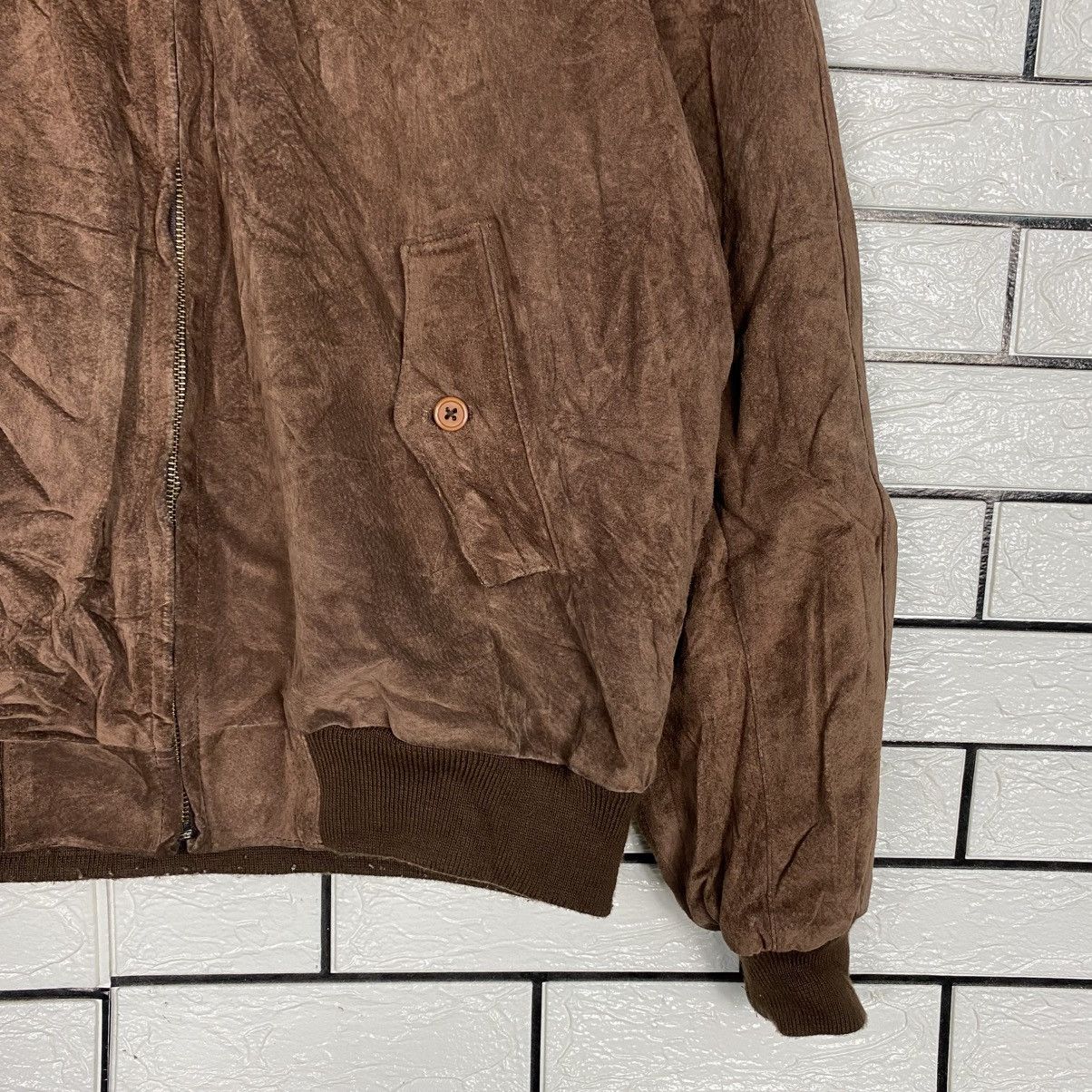 Japanese Brand 📌Vintage Leather Jacket Bomber Houston Harajuku Mother Size US L / EU 52-54 / 3 - 6 Thumbnail