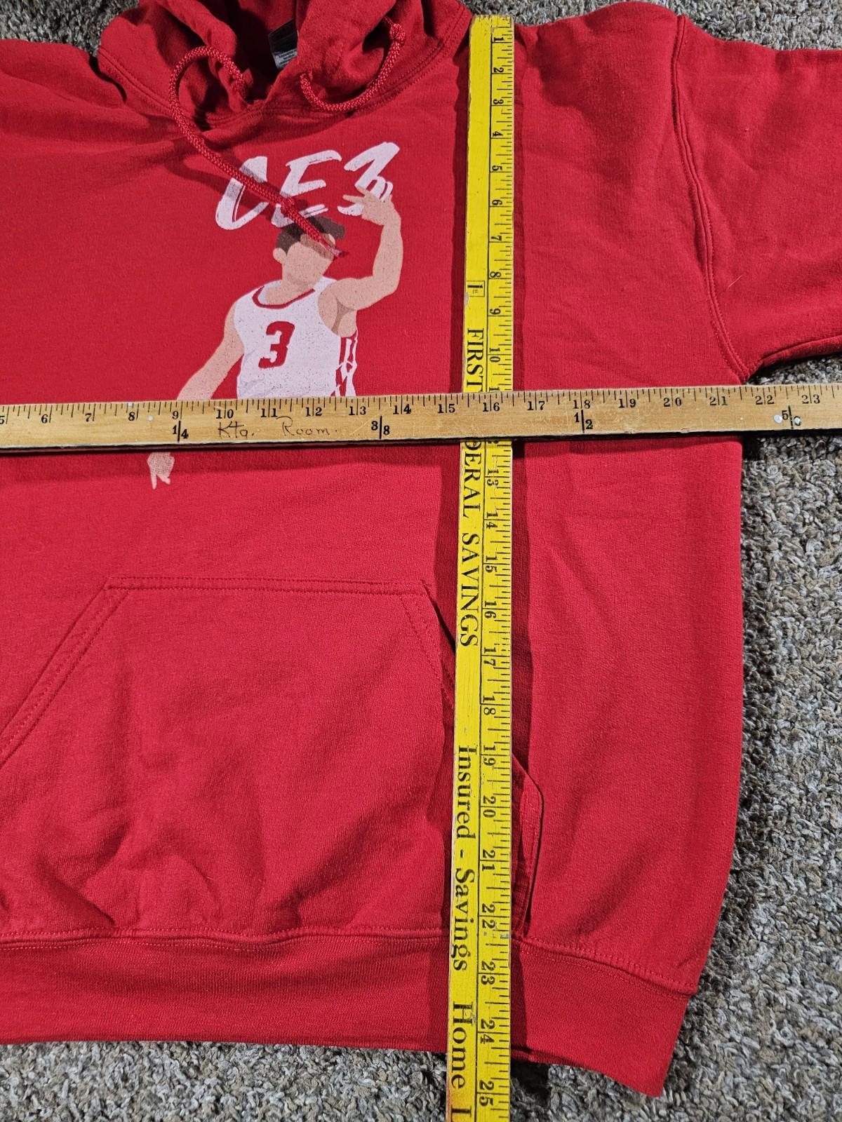Gildan Barstool Sports CE3 Red Hoodie Gildan Heavy Sz M Size US M / EU 48-50 / 2 - 6 Thumbnail