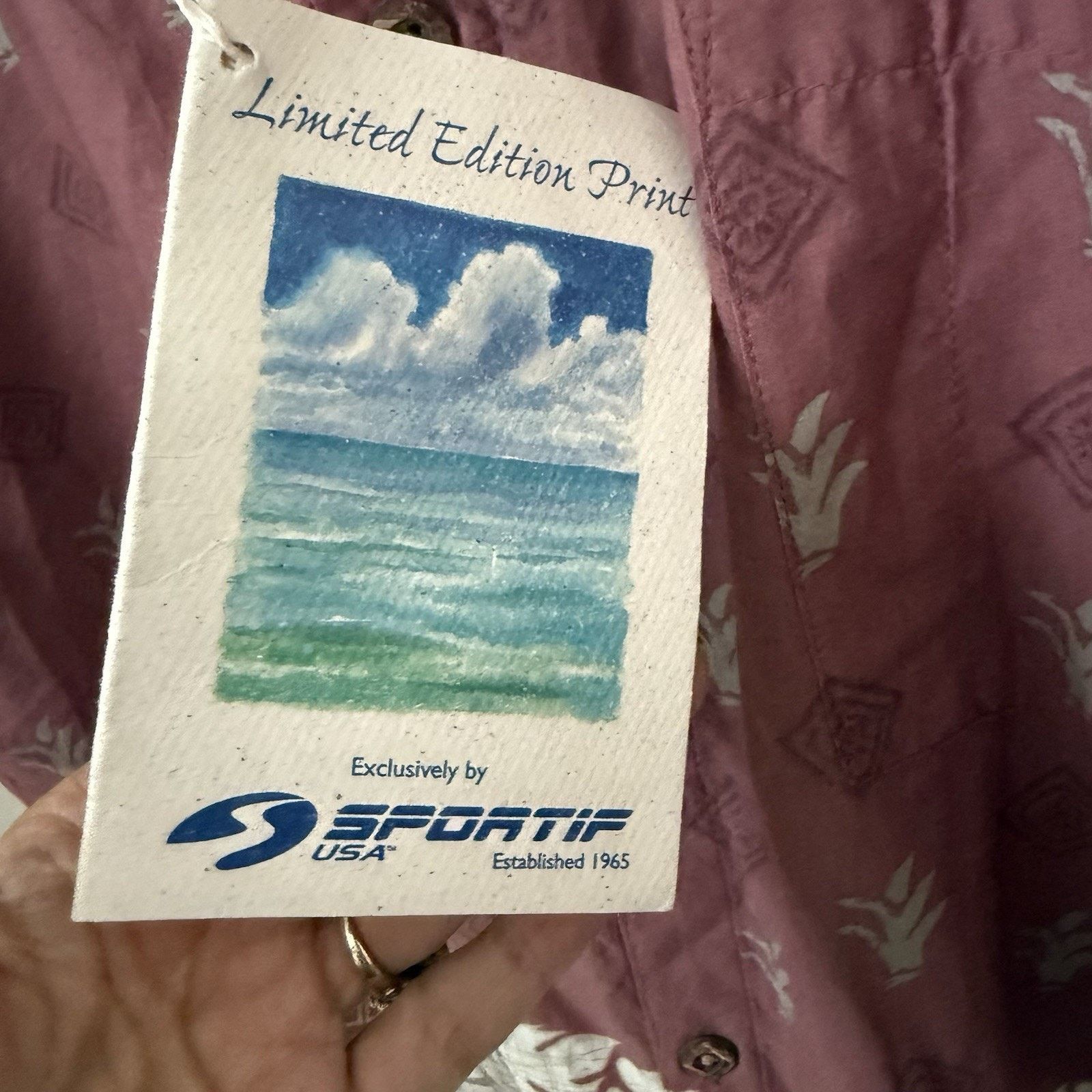 Other Sportif Shirt Marlin Dance Red Rock Limited Edition Hawaiian Size US L / EU 52-54 / 3 - 4 Thumbnail