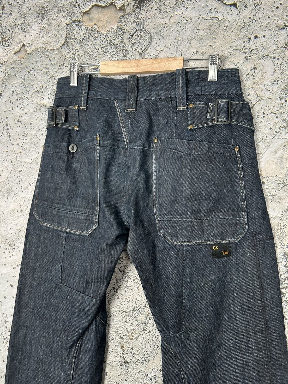 G-Star G-Star Raw Navy Baggy Denim Baggy Rap Hype Skateboarding Size US 30 / EU 46 - 5 Thumbnail