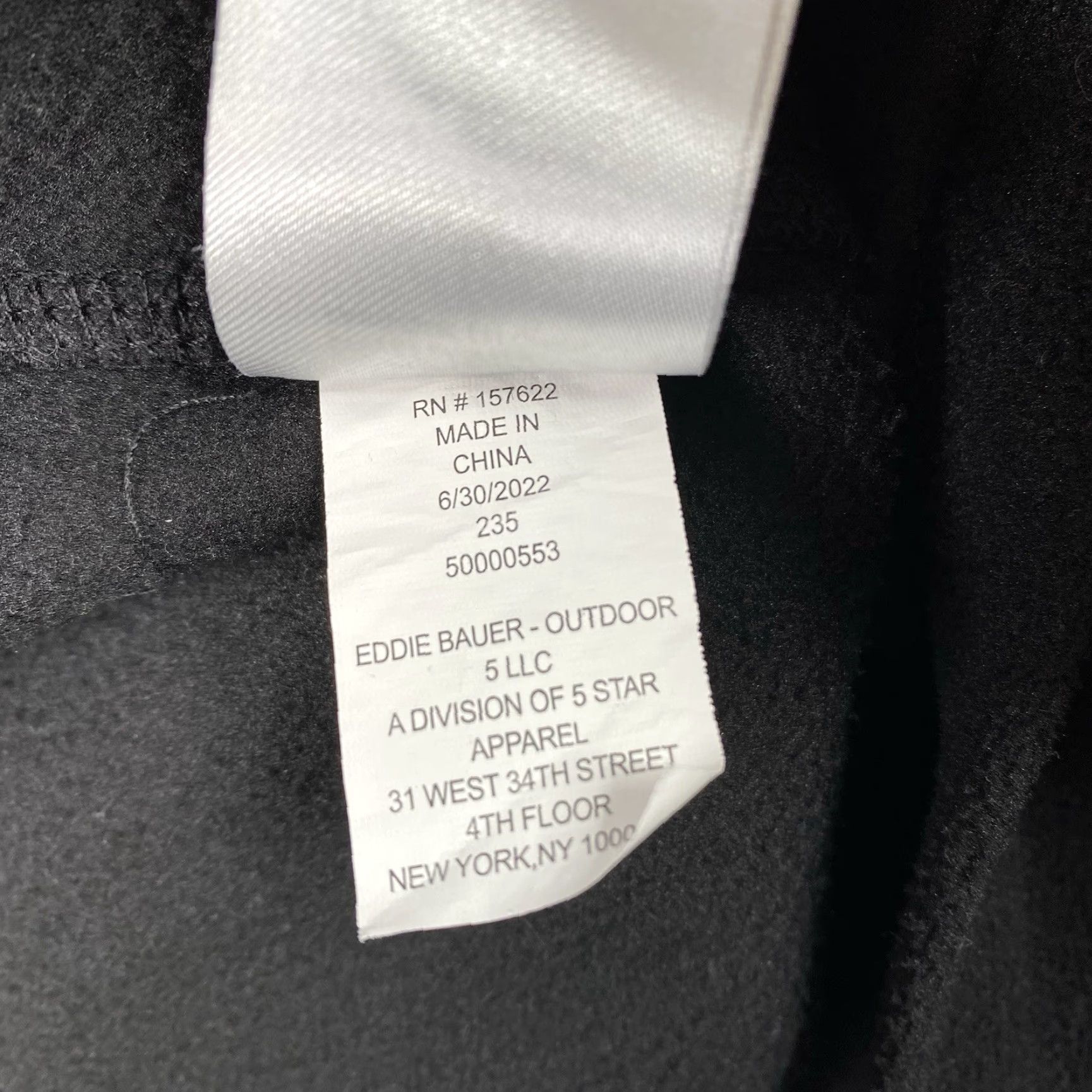 Eddie Bauer Eddie Bauer Pullover Mens XL Black Performance Half Zip Fleece Lightweight Size US XL / EU 56 / 4 - 7 Thumbnail