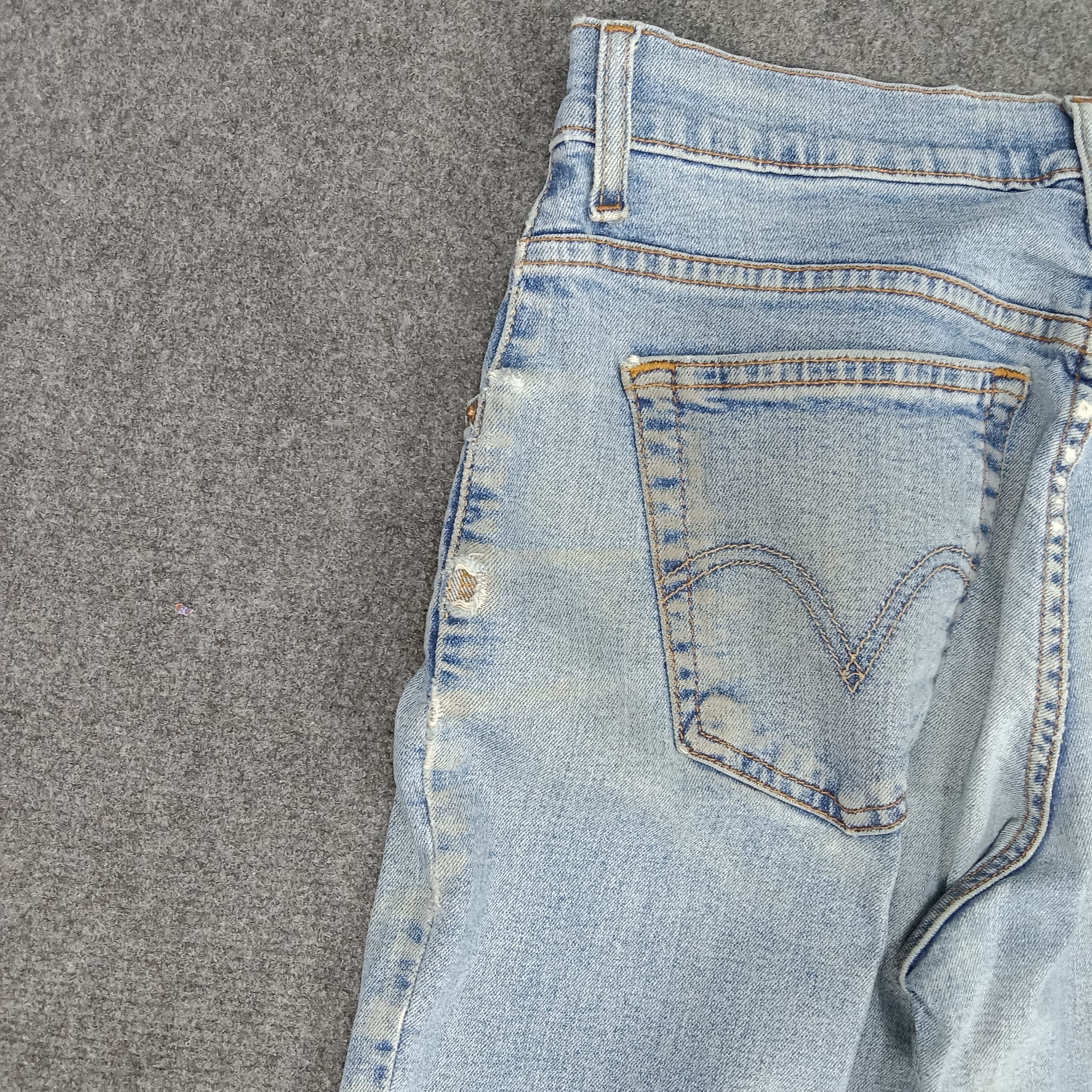 Levi's × Vintage Levi's American Distressed Style Denim Jeans Size 30" / US 8 / IT 44 - 7 Thumbnail